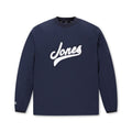 【WAAC X JONES】MEN カーブロゴプルオーバー ネイビー