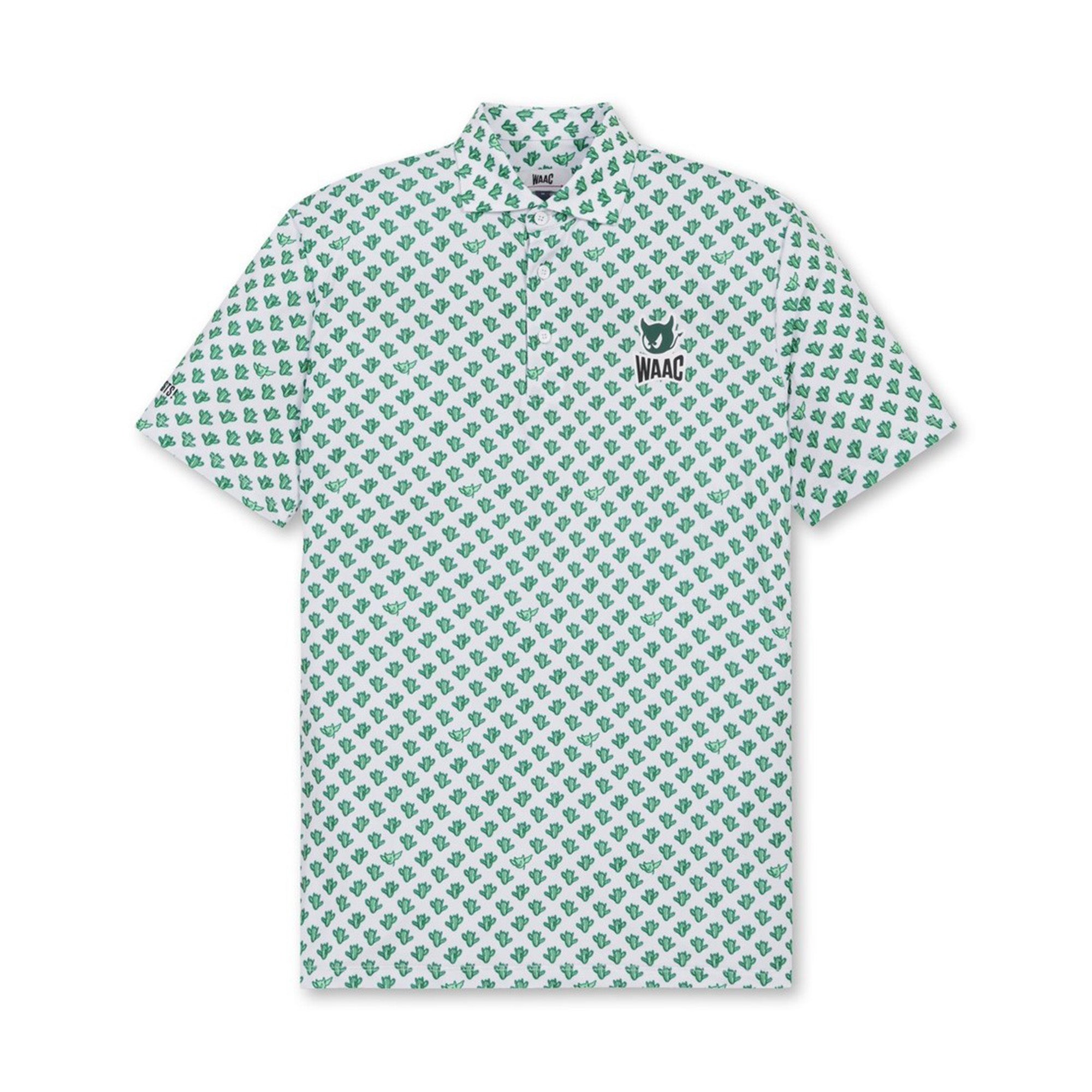 【25SS 新作】MEN  CACTI WAACKYポロシャツ グリーン