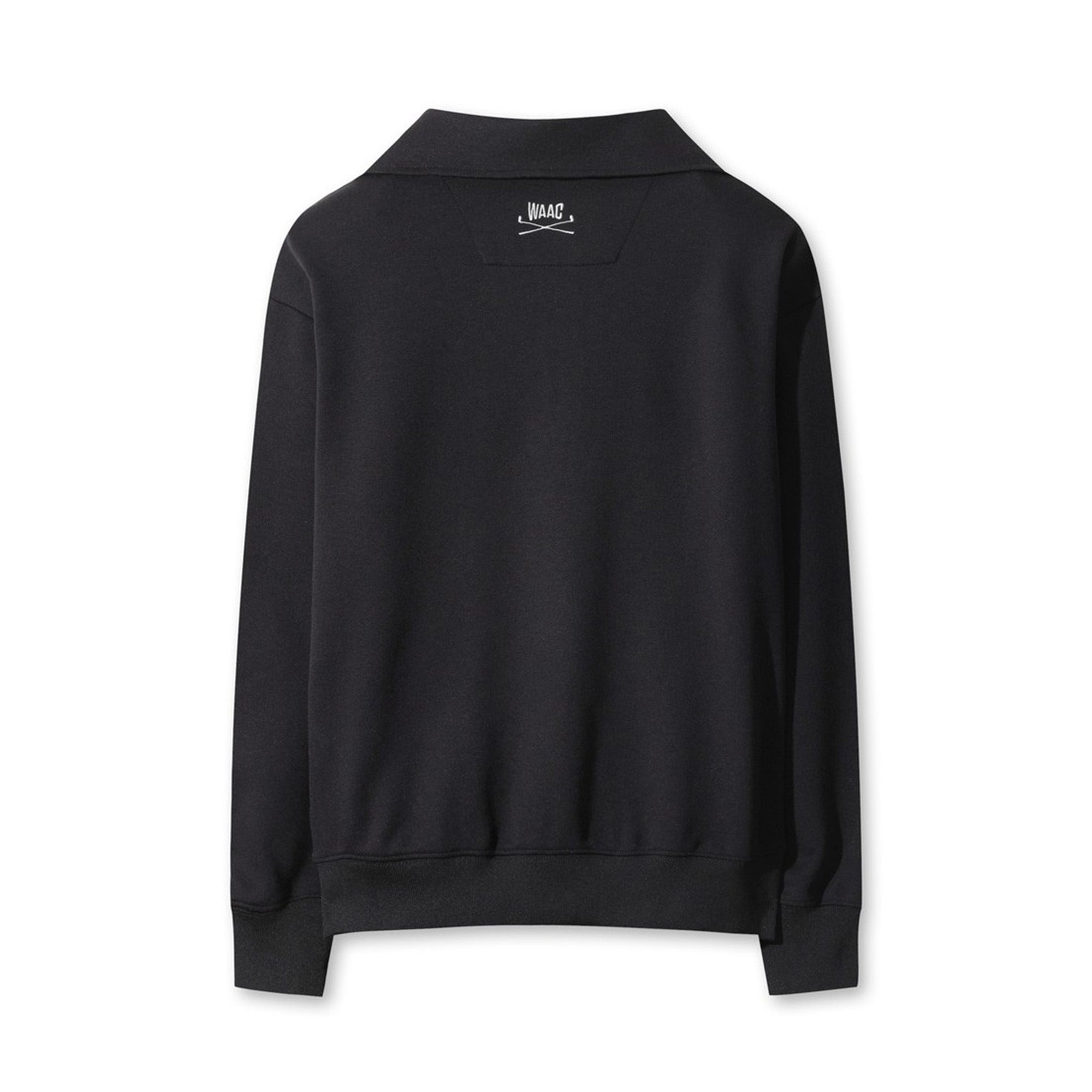 【WAAC X JONES】WOMEN ハーフジップスウェットシャツ ブラック