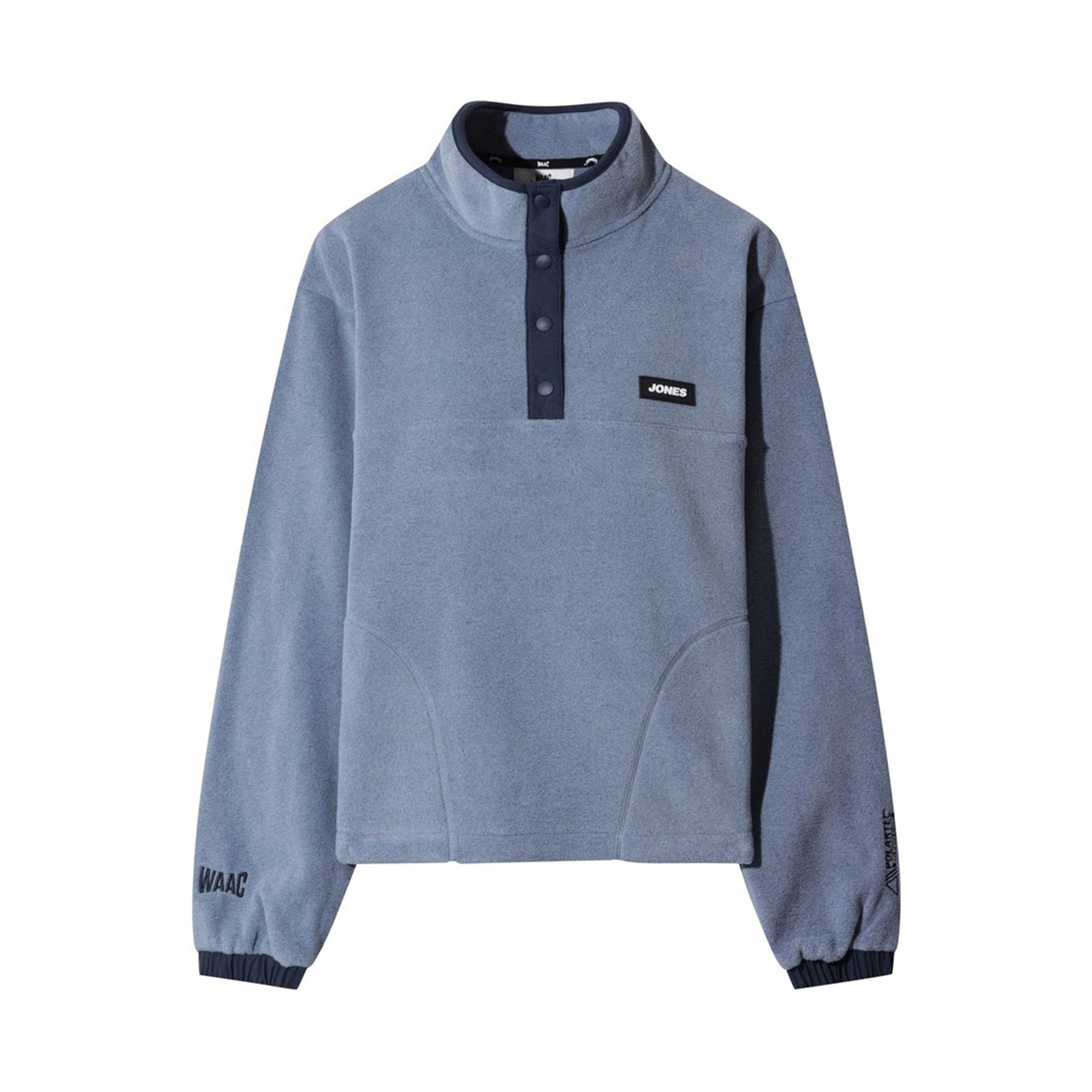 【WAAC X JONES】WOMEN レトロフリースプルオーバー サックスブルー