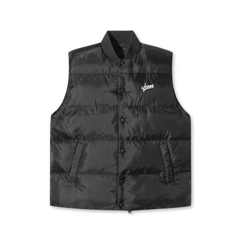 【WAAC X JONES】MEN スタジアムパデッドベスト ブラック