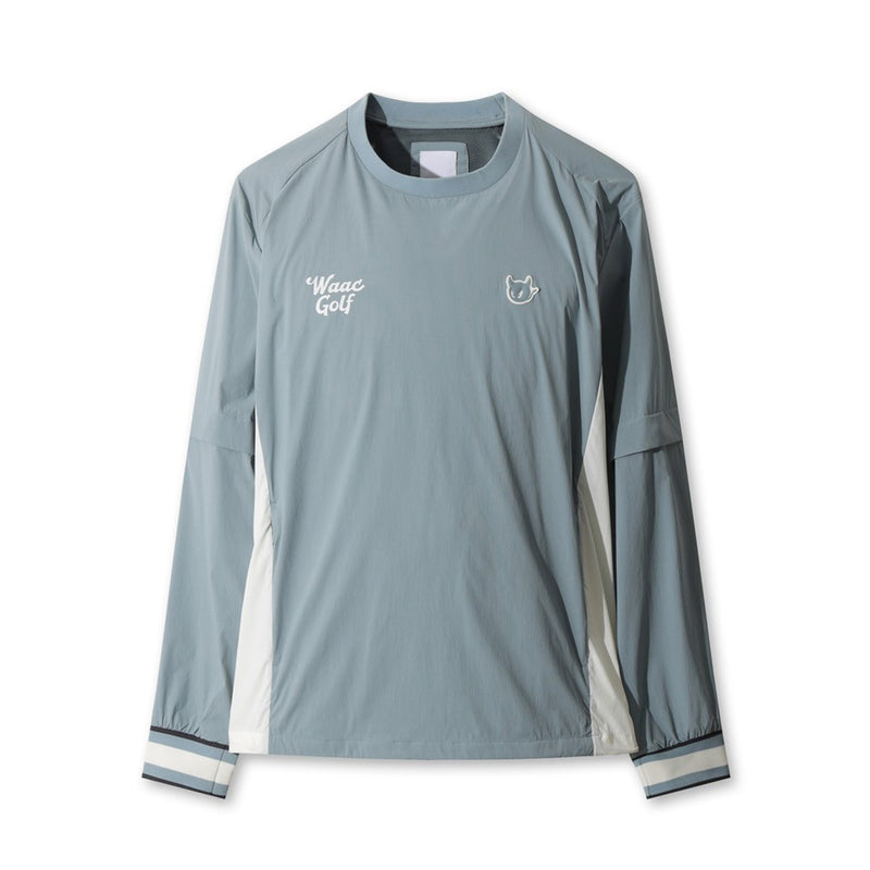 MEN デタッチャブルプルオーバー ライトブルー