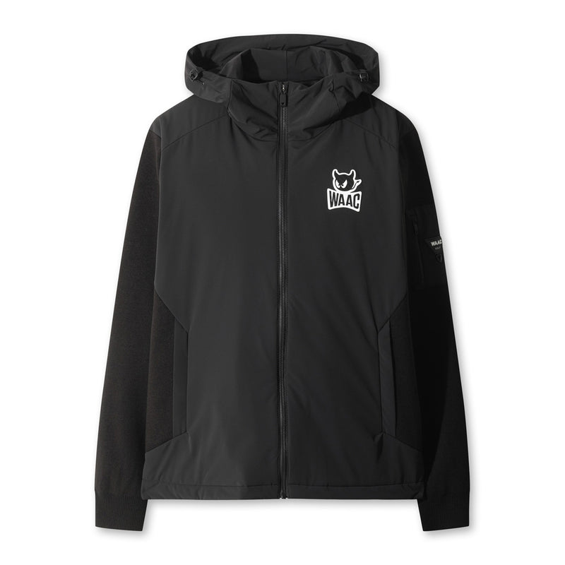 MEN PLAYERS EDITION ニットハイブリッドジャケット ブラック