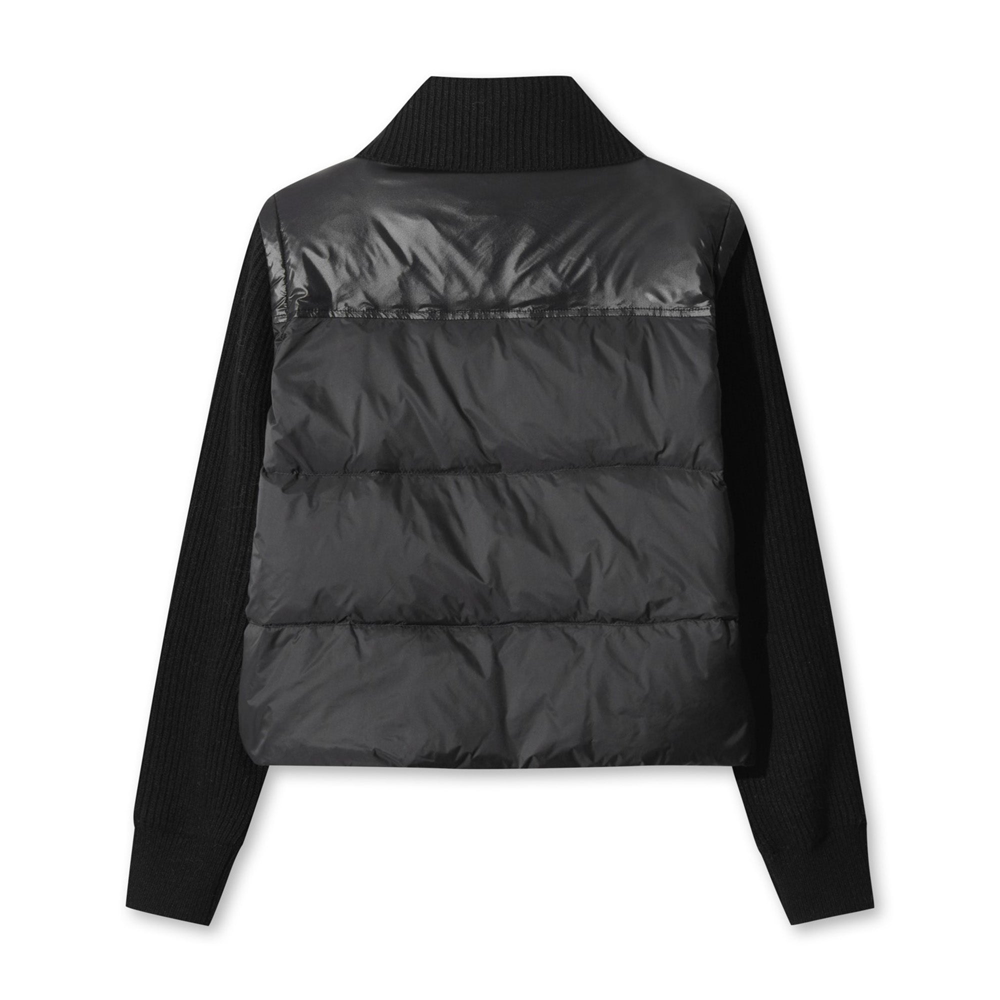 WOMEN ハイブリッドダウンジャケット ブラック