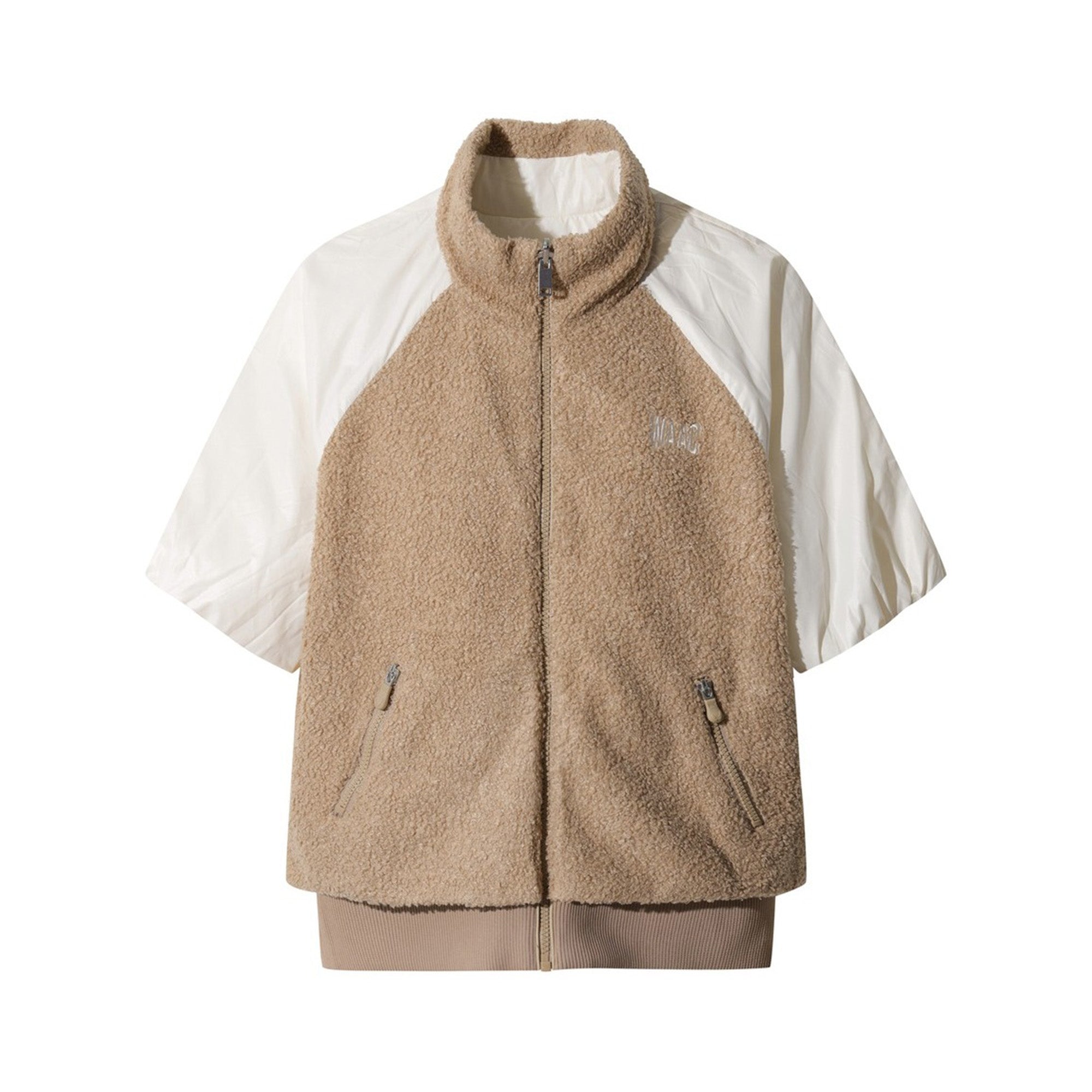 WOMEN リバーシブルパデッドハーフベスト ホワイト