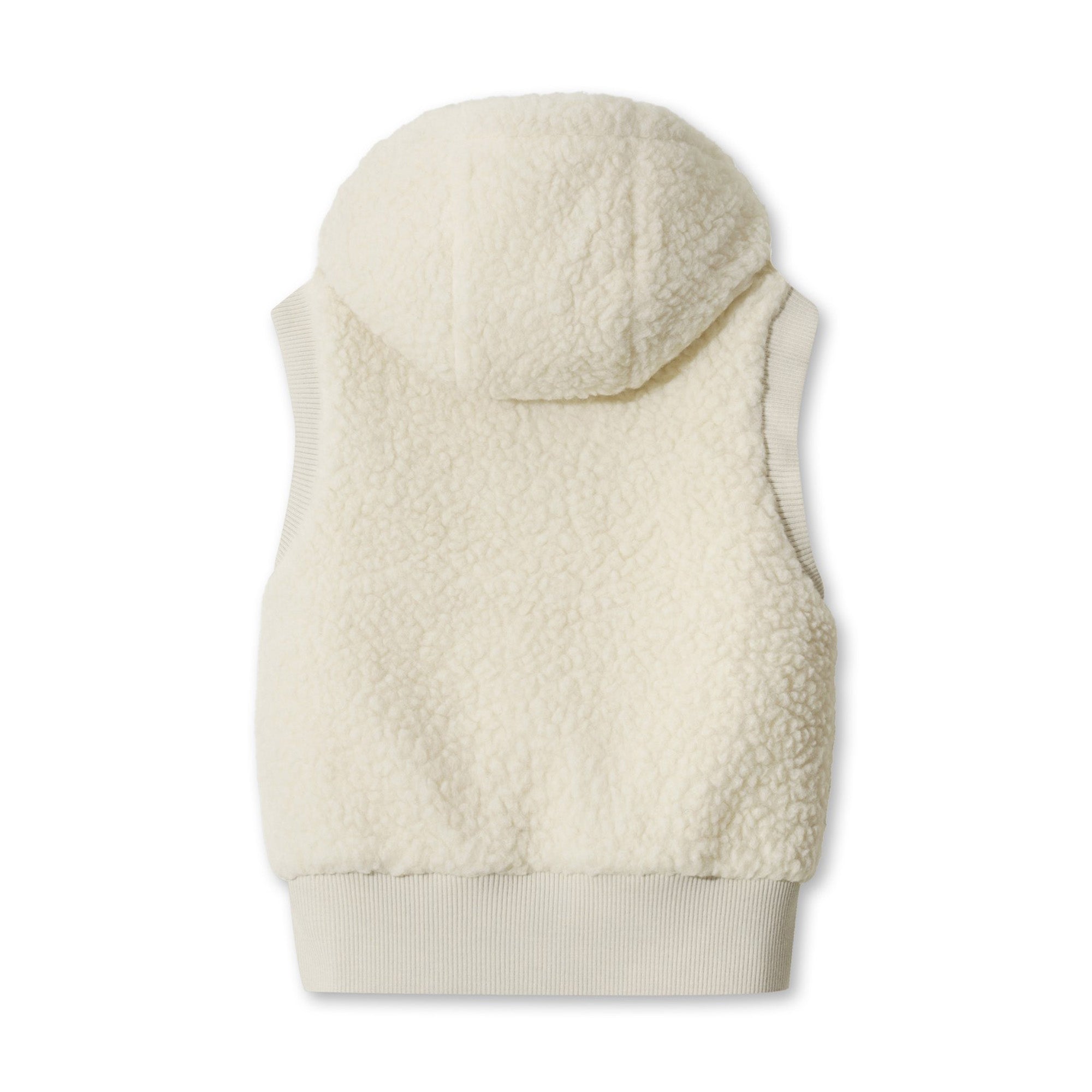 WOMEN フーディージップベスト アイボリー