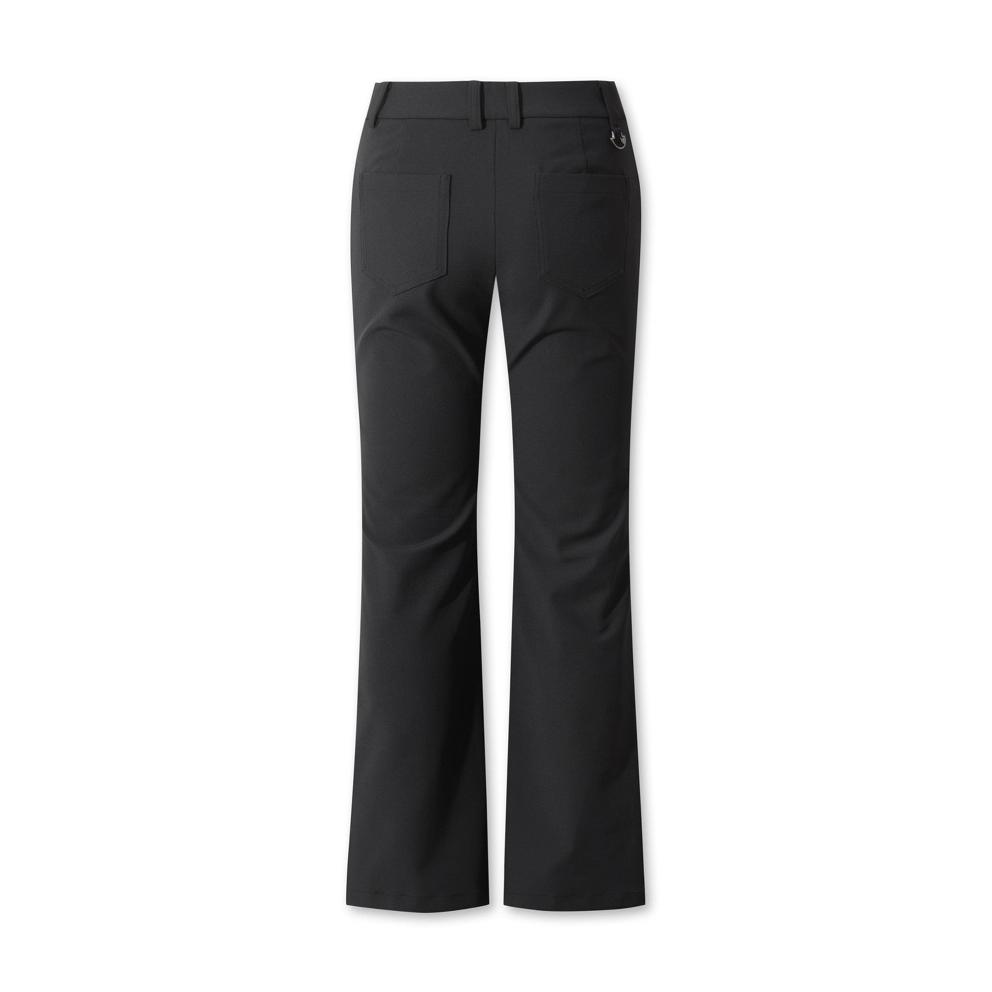 WOMEN ESSENTIALブーツカットロングパンツ ブラック
