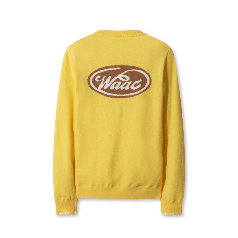 WOMEN BEANIE WAACKY カシミヤセーター マスタード