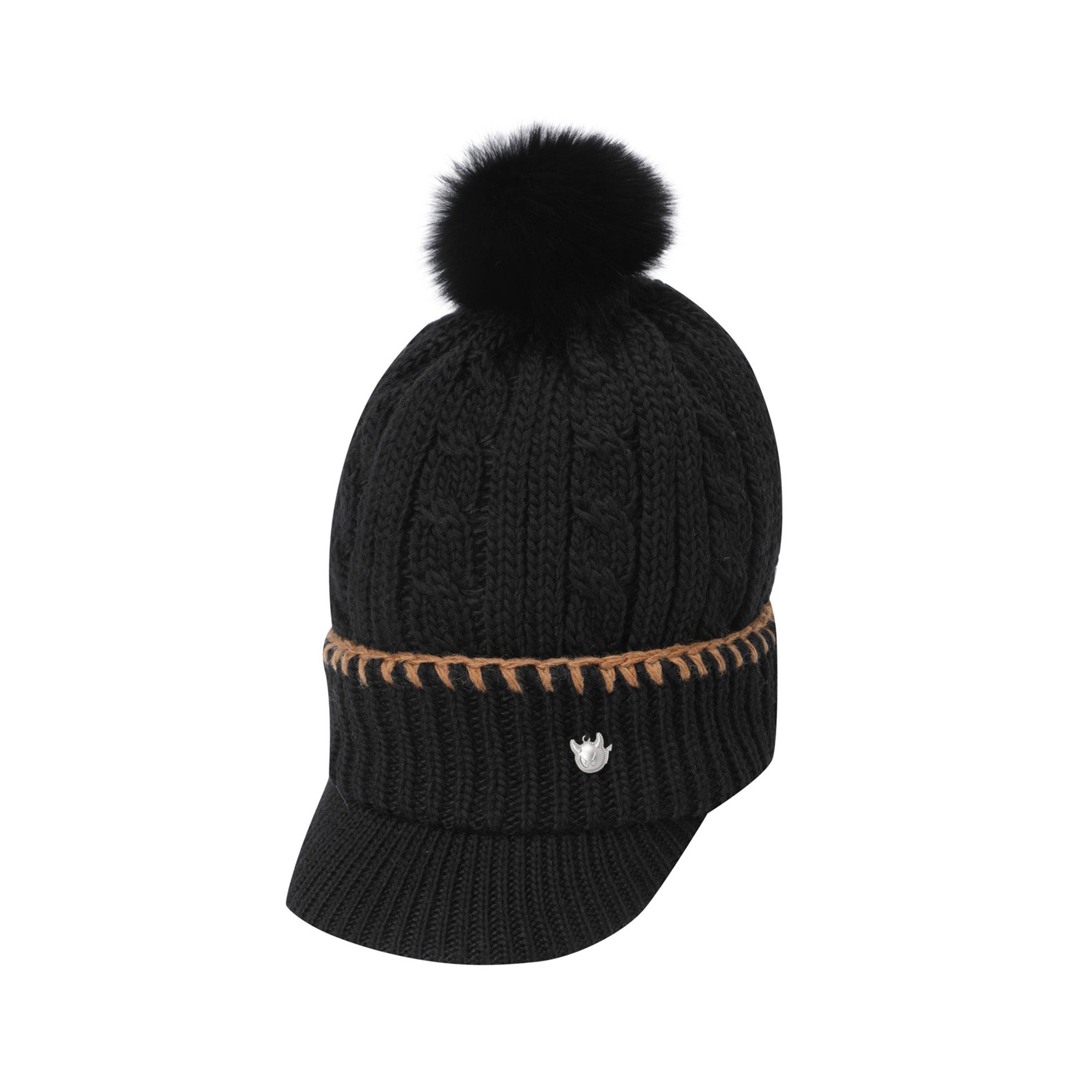 【新品・未使用】FUMIE TANAKA 2024AW ニットレースハット　黒 FUMIE TANAKA 2024aw / ニット レース ハット［black］