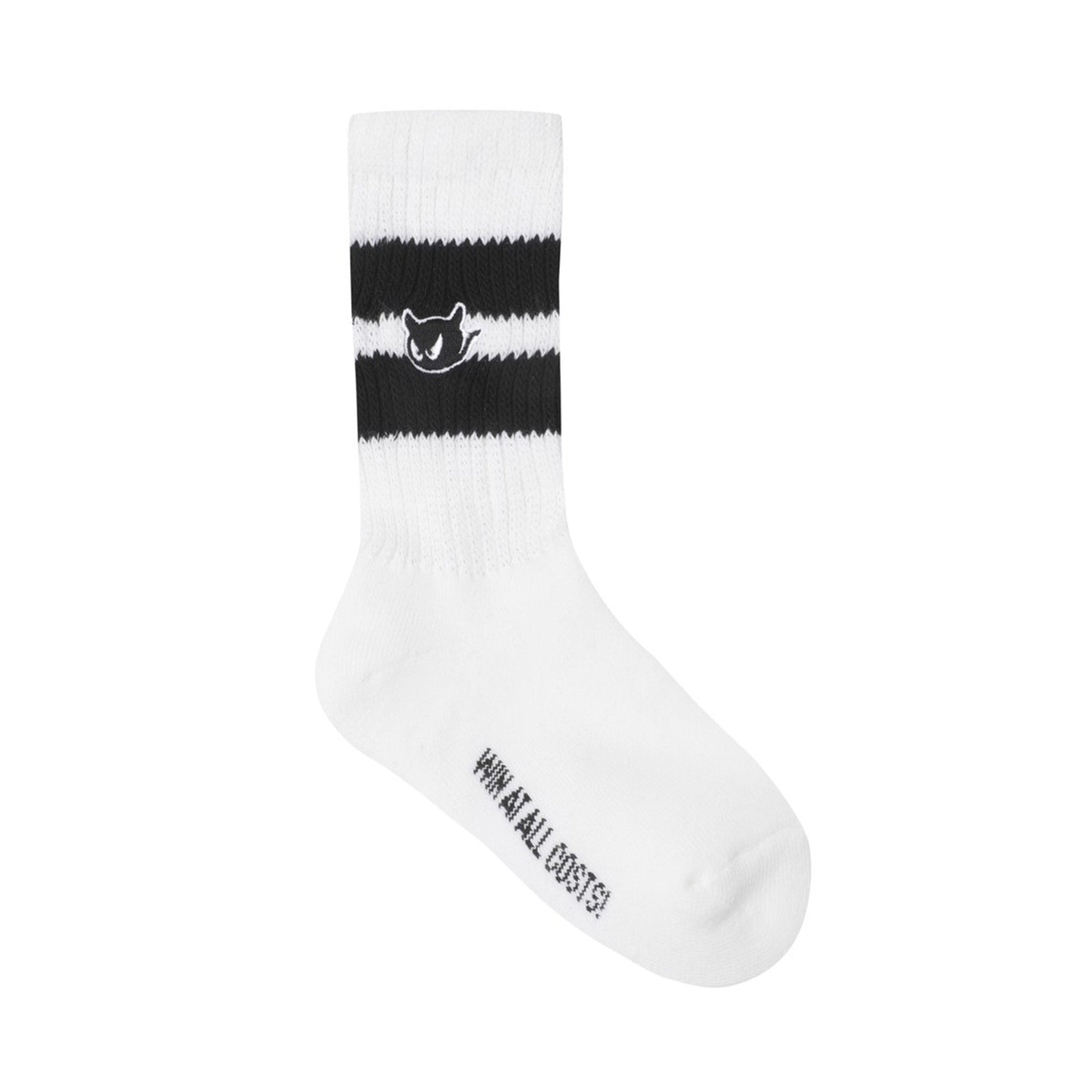 UNISEX ラインミドルソックス ホワイト