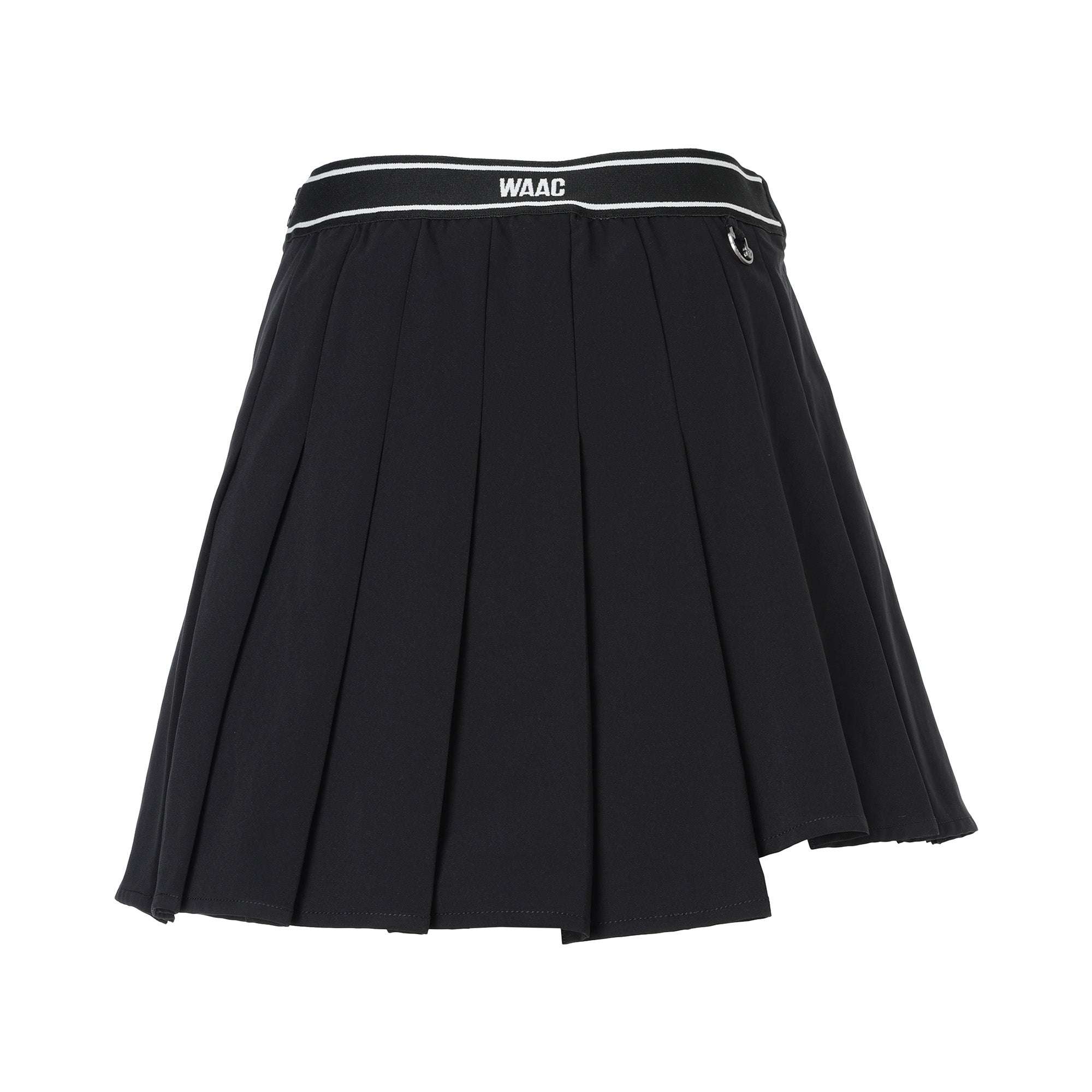 【25SS 新作】WOMEN アシンメトリープリーツスカート ブラック