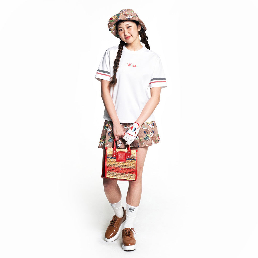 【25SS 新作】WOMEN リゾートパターンスカート ベージュ
