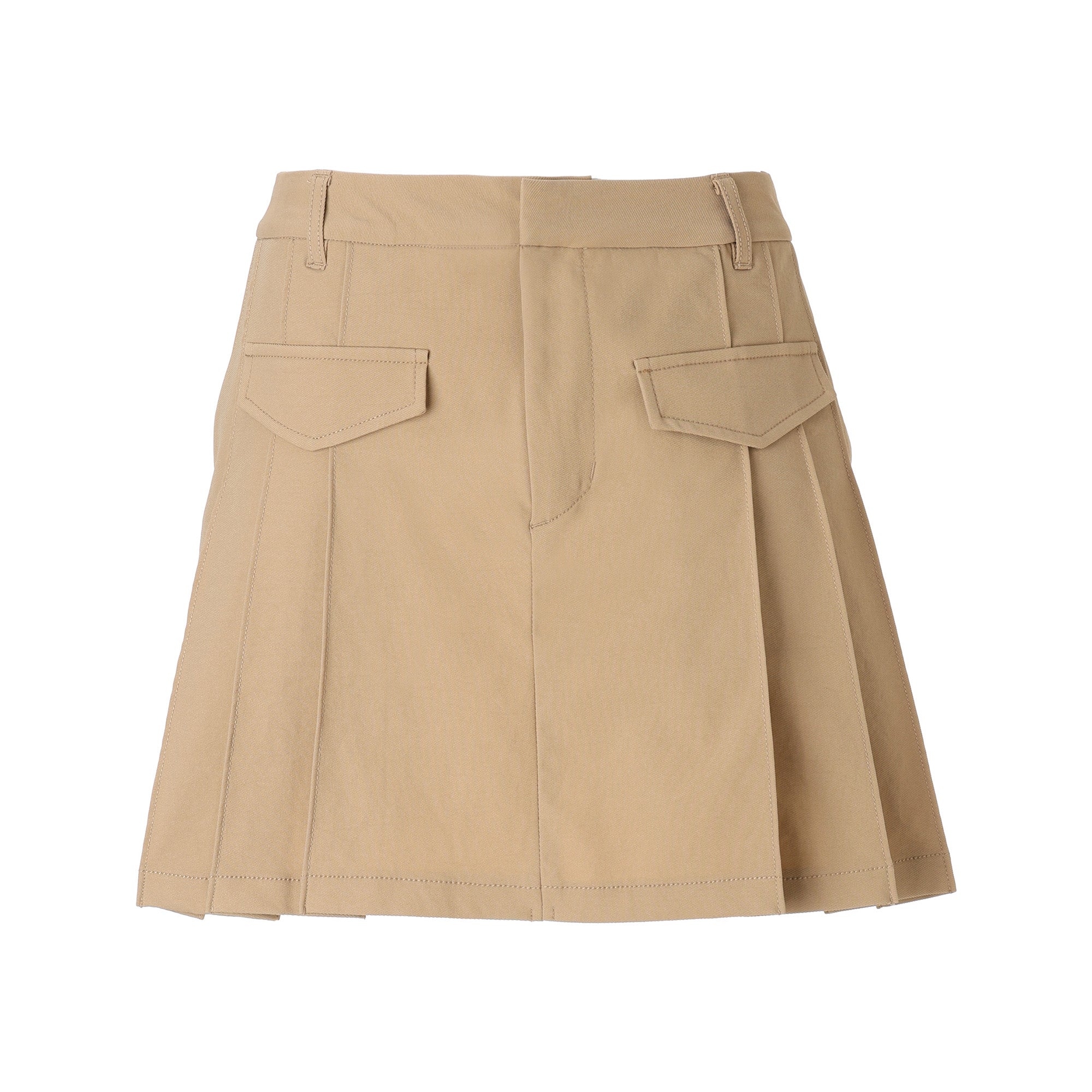 【25SS 新作】WOMEN デニムライクスカート ベージュ