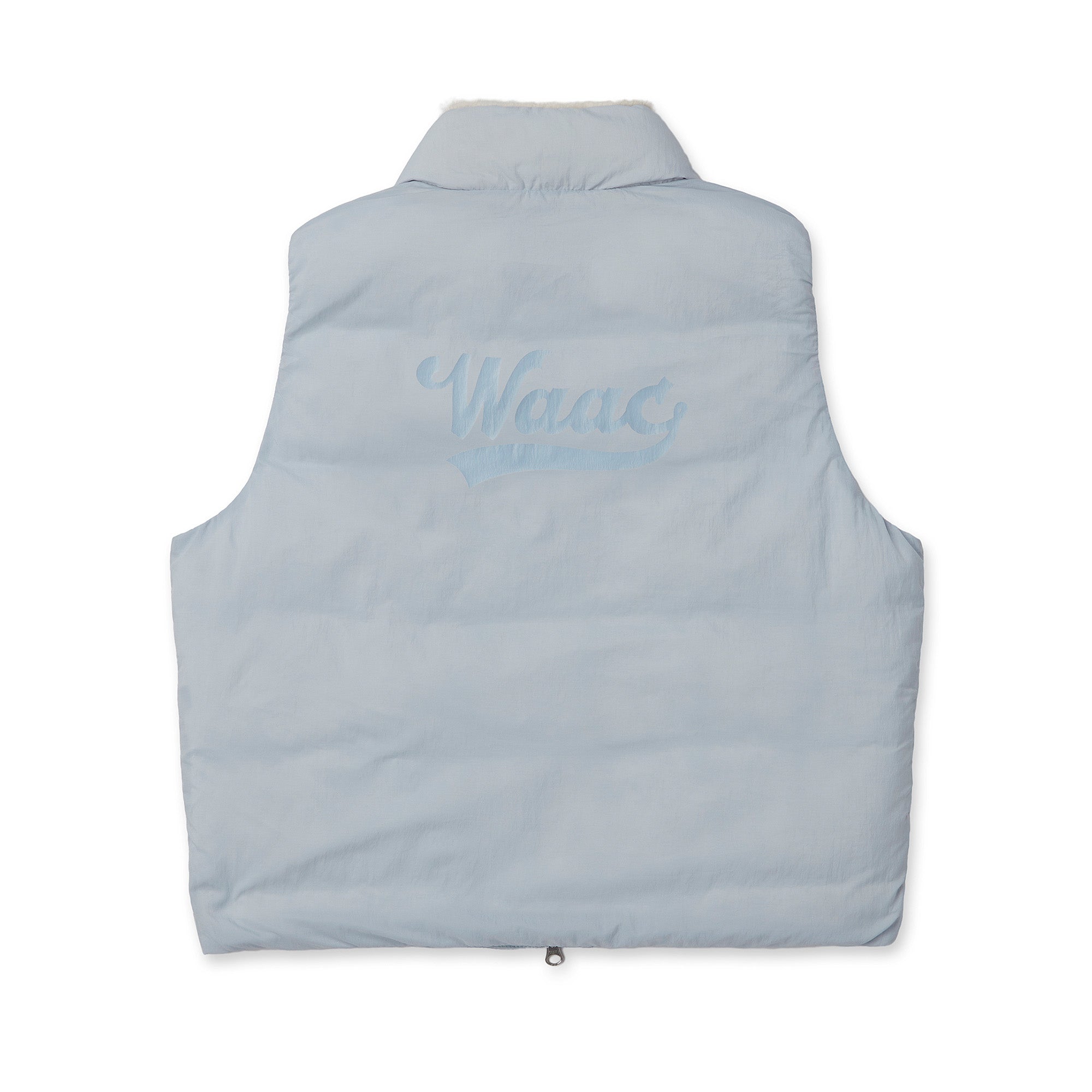 WOMEN パデッドアウターベスト ライトブルー