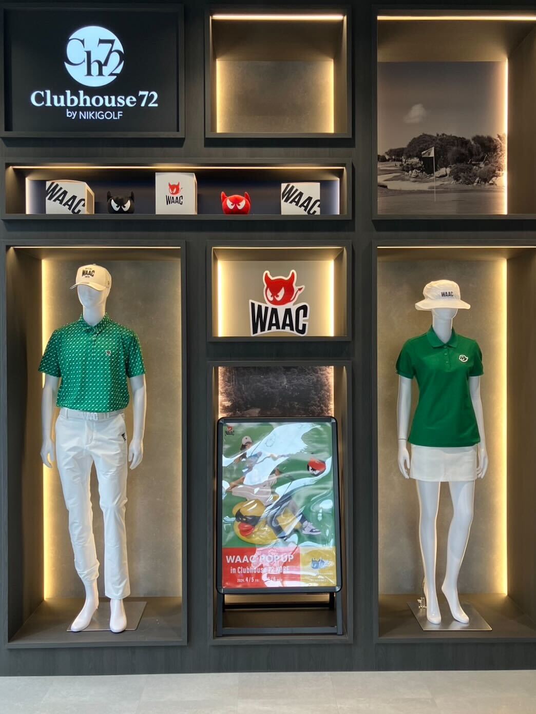 POPUP STORE 】WAACが Clubhouse72 by NIKIGOLFに期間限定出店！