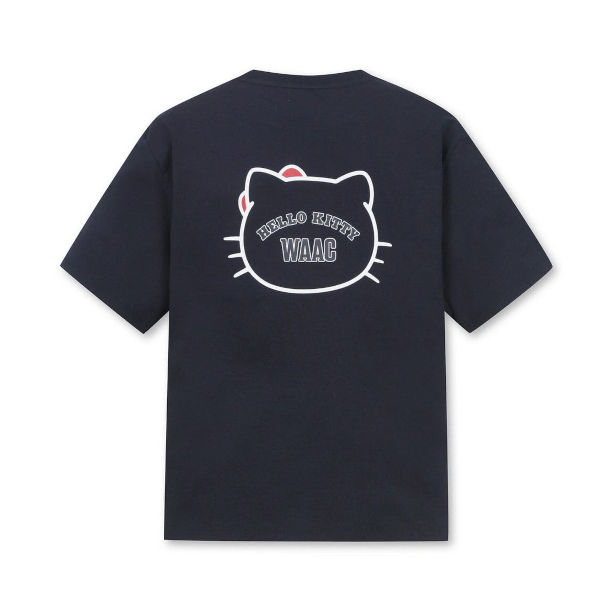 HELLO KITTY × WAAC】WOMENS ハローキティコラボ BACKプロント Tシャツ 