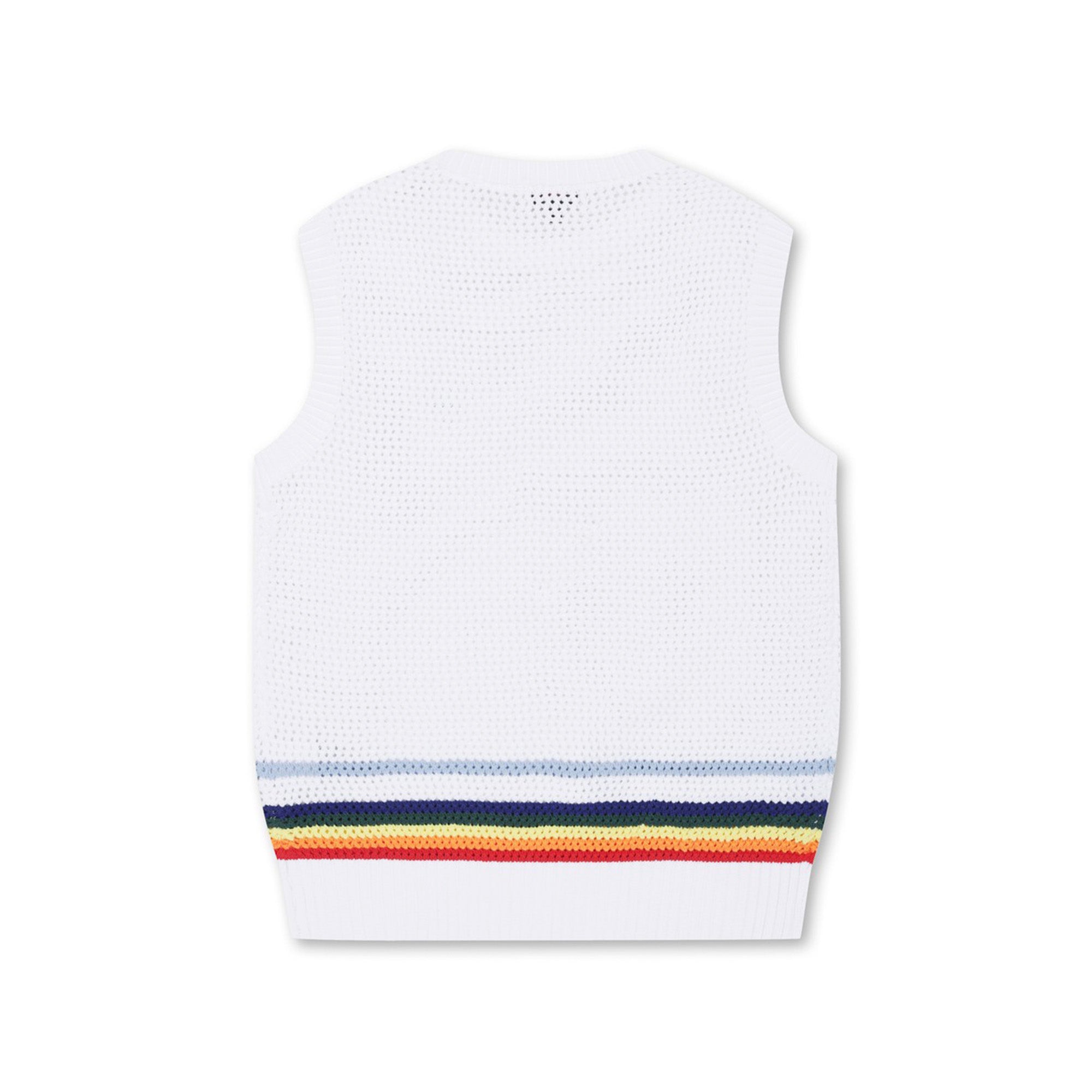 25SS｜一部店舗限定】WOMEN メッシュクルーネックニットベスト