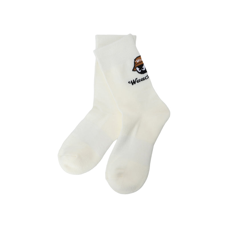 WOMEN WAACKYジャガードソックス ベージュ