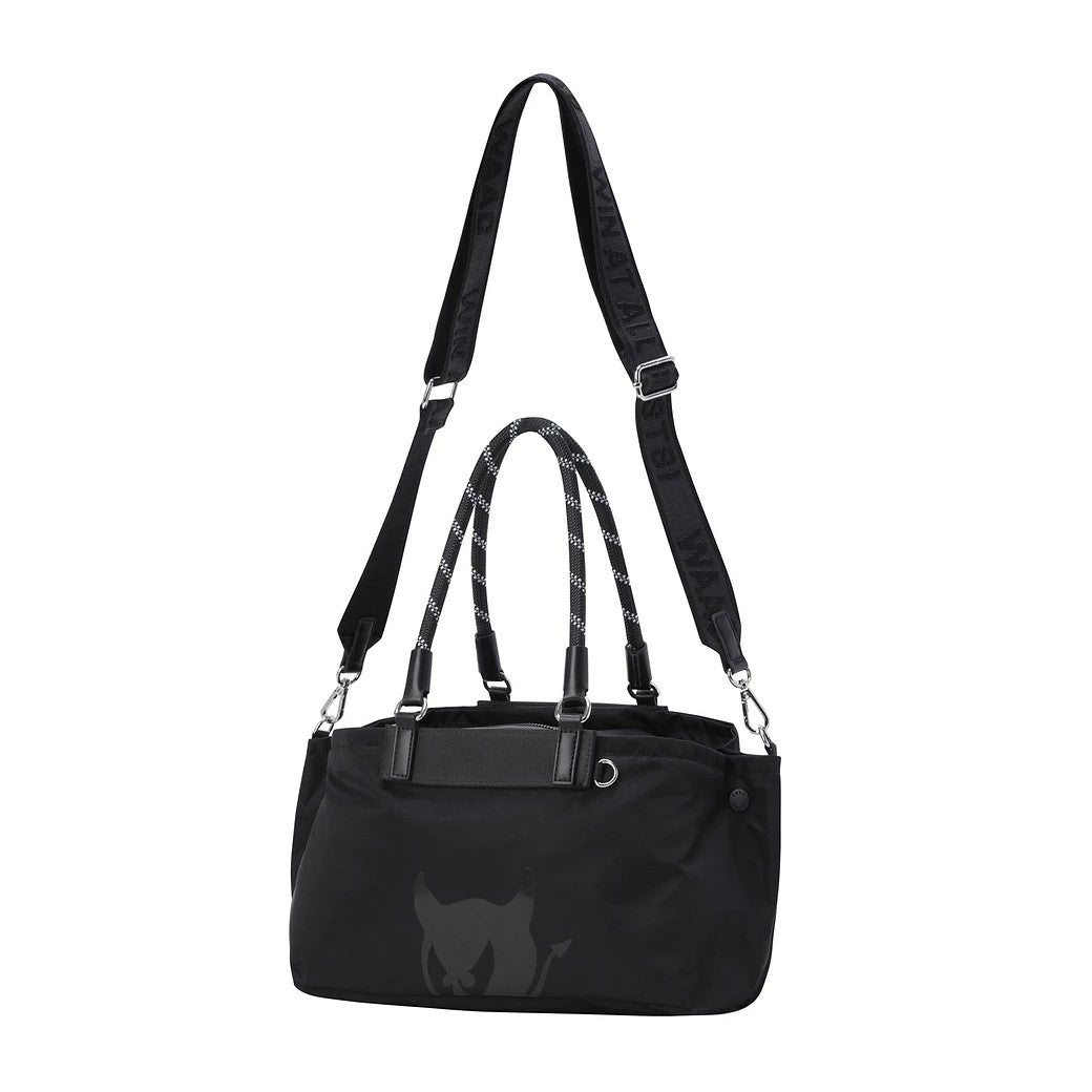 UNISEX ストリング トートバッグ ブラック