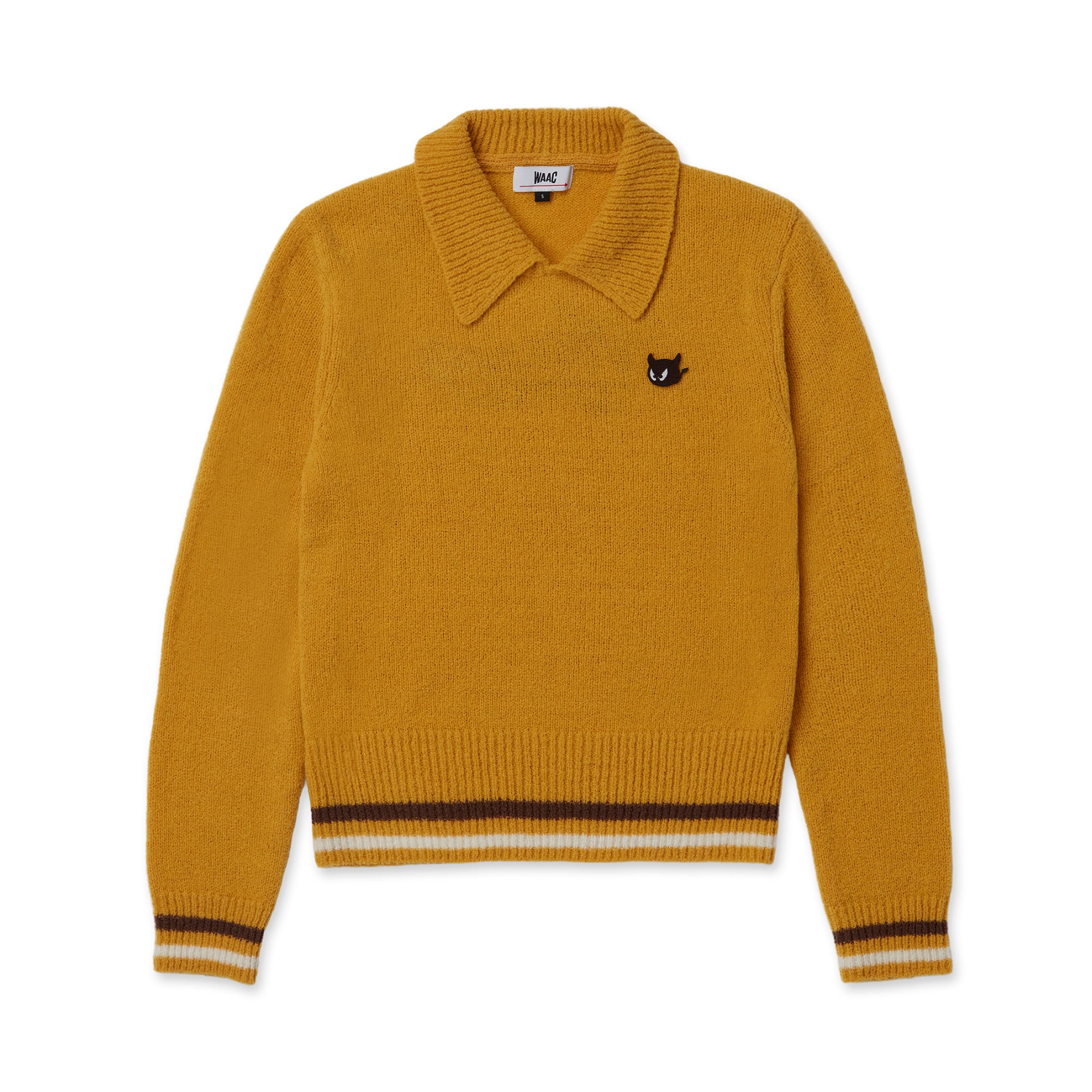 WOMEN ブークレカラーニット マスタード