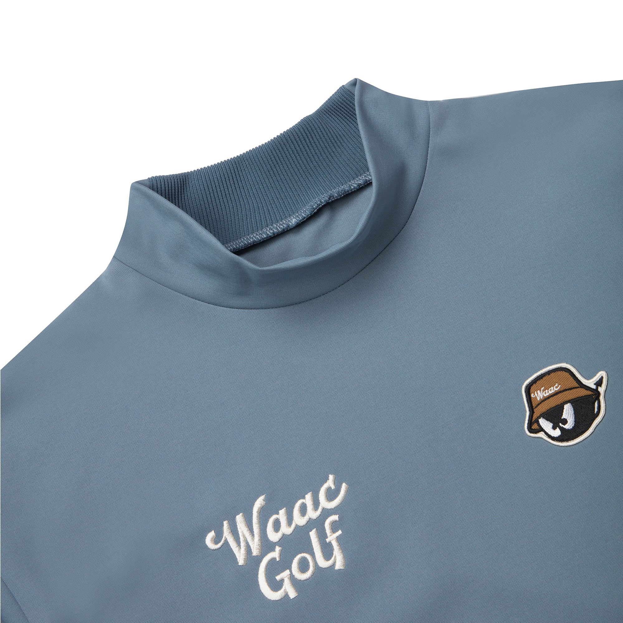 WAAC モックネック　S 25SS】MEN PLAYERS EDITIONモックネック ブラック
