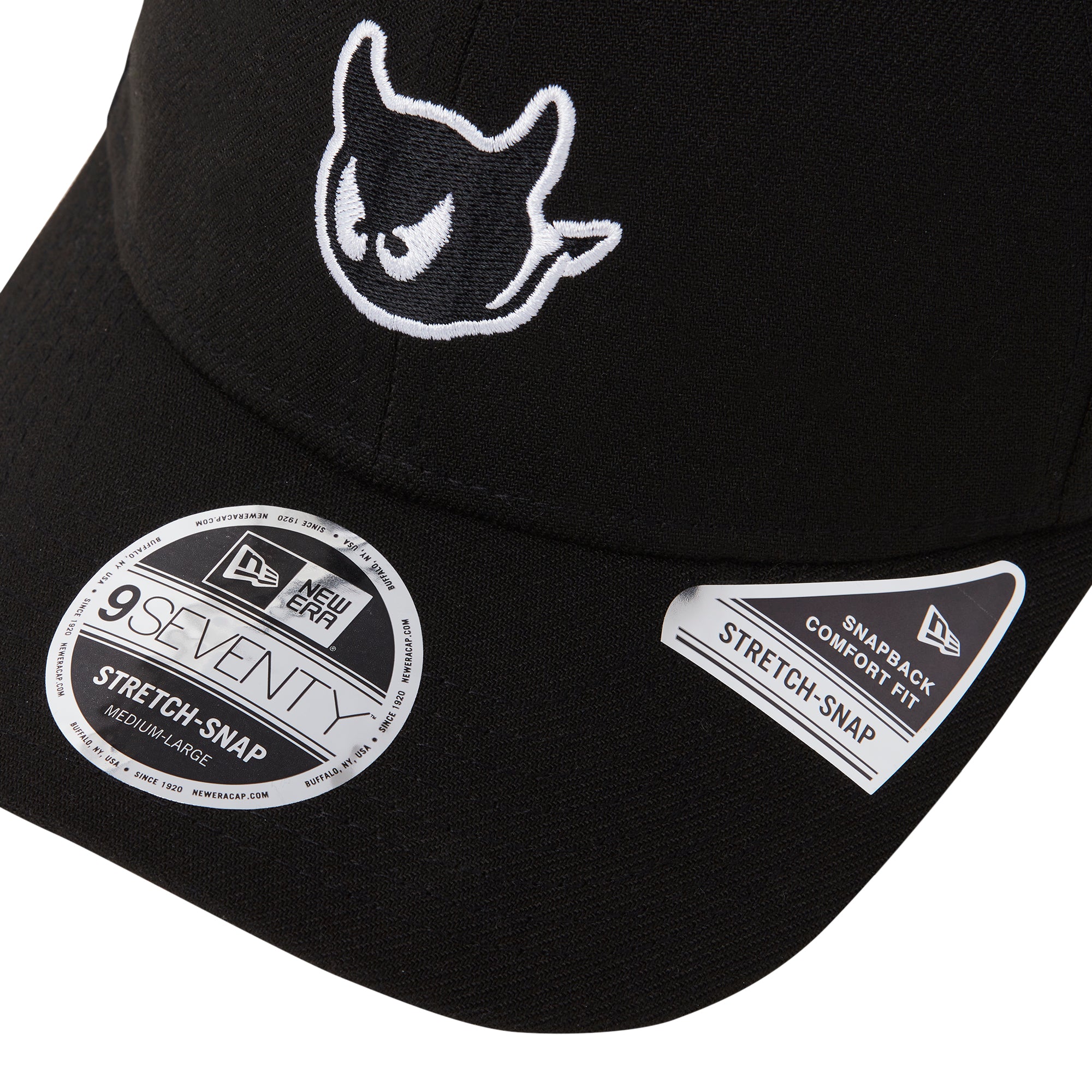 MARK & LONA コラボ　ブラック キャップ MARK&LONA - CAP / ブランドロゴ刺繍 5パネルベースボール