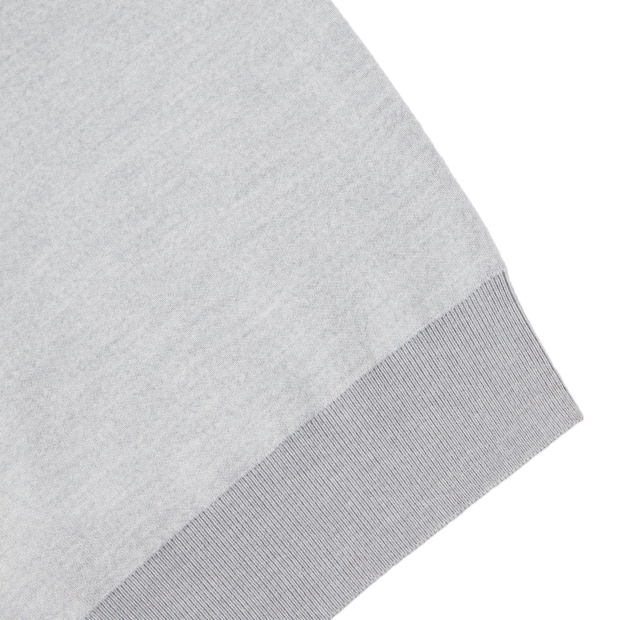 MEN ダブルフェイススウェットライクニットプルオーバー ライトブルー