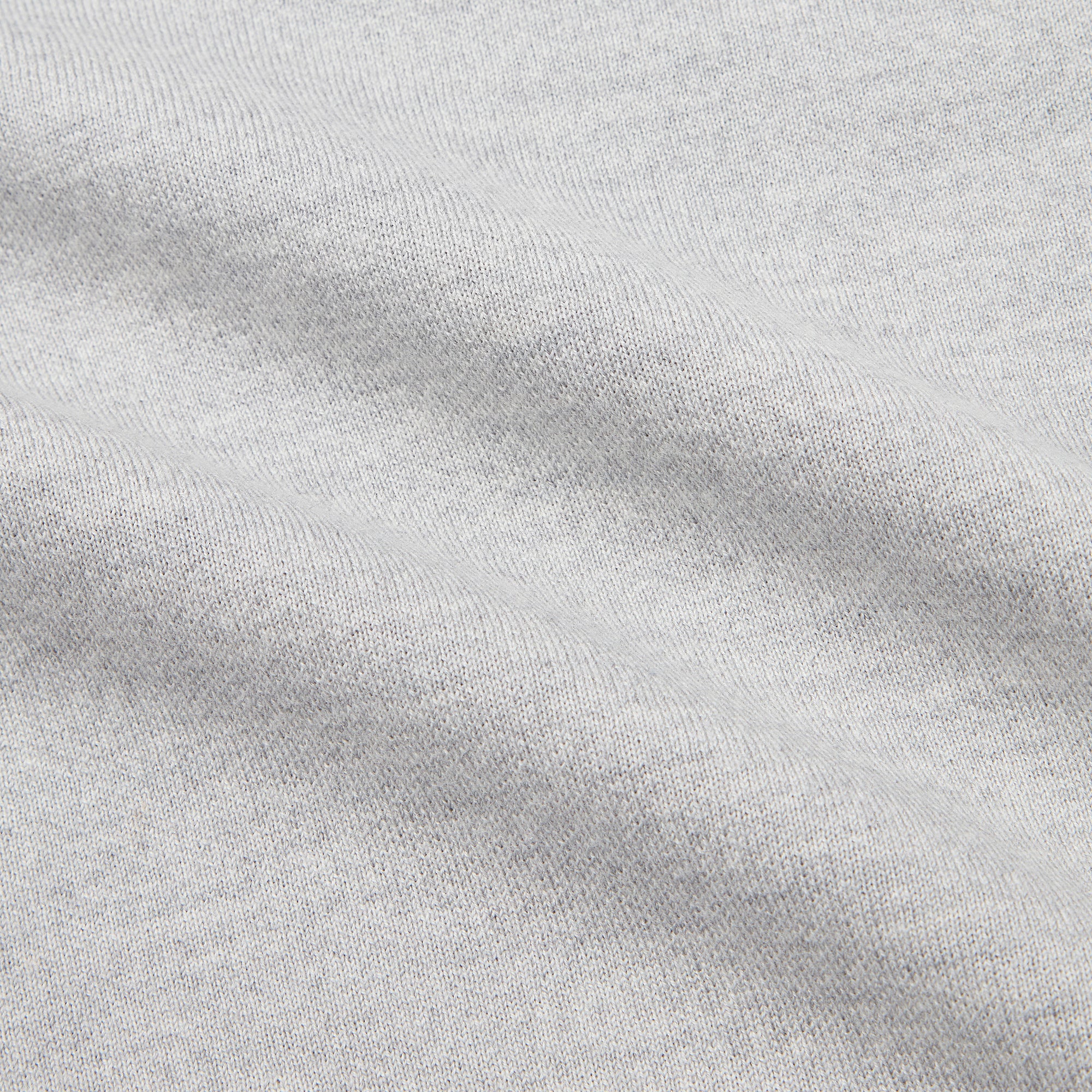 MEN ダブルフェイススウェットライクニットプルオーバー グレー