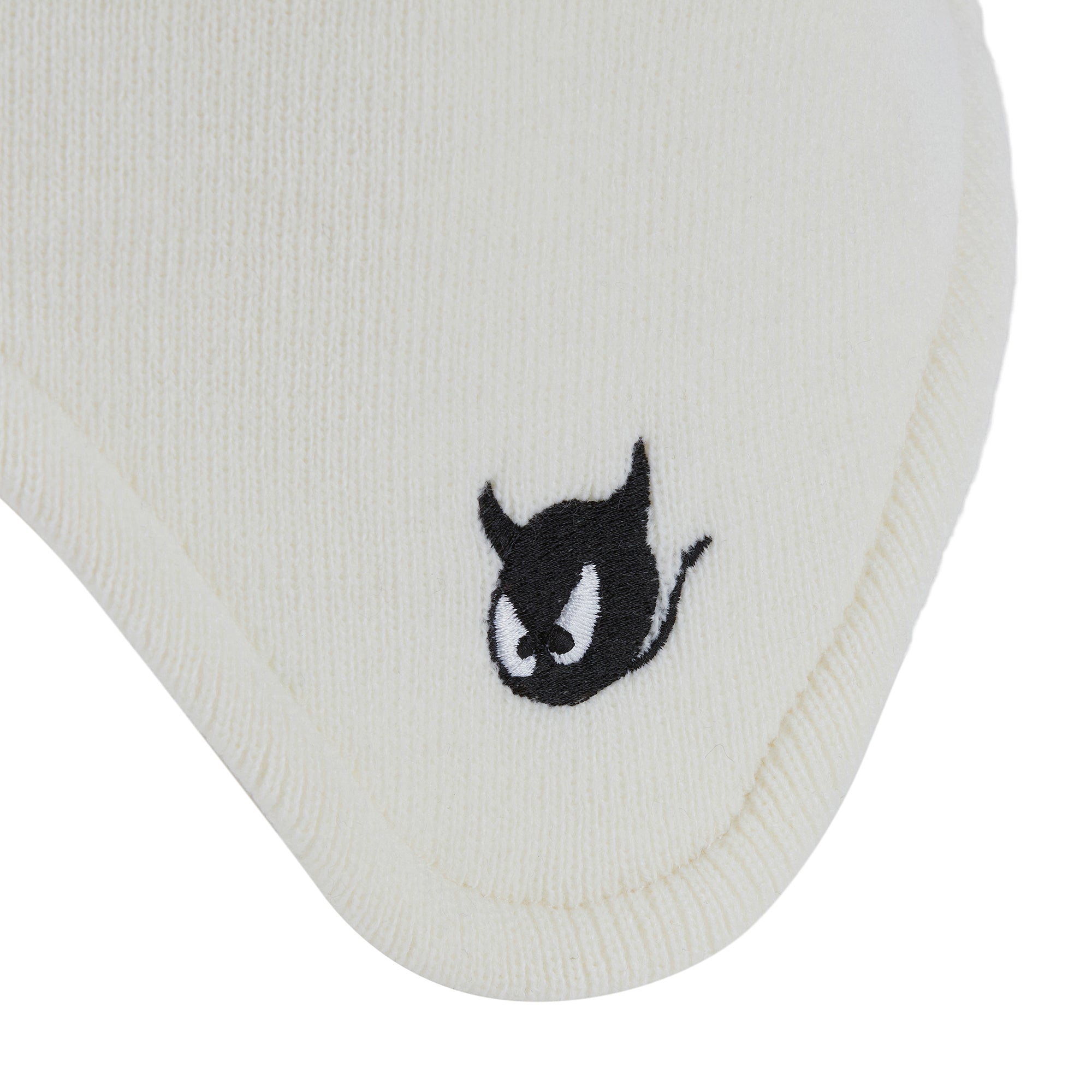 UNISEX イヤーフラップニットキャップ アイボリー