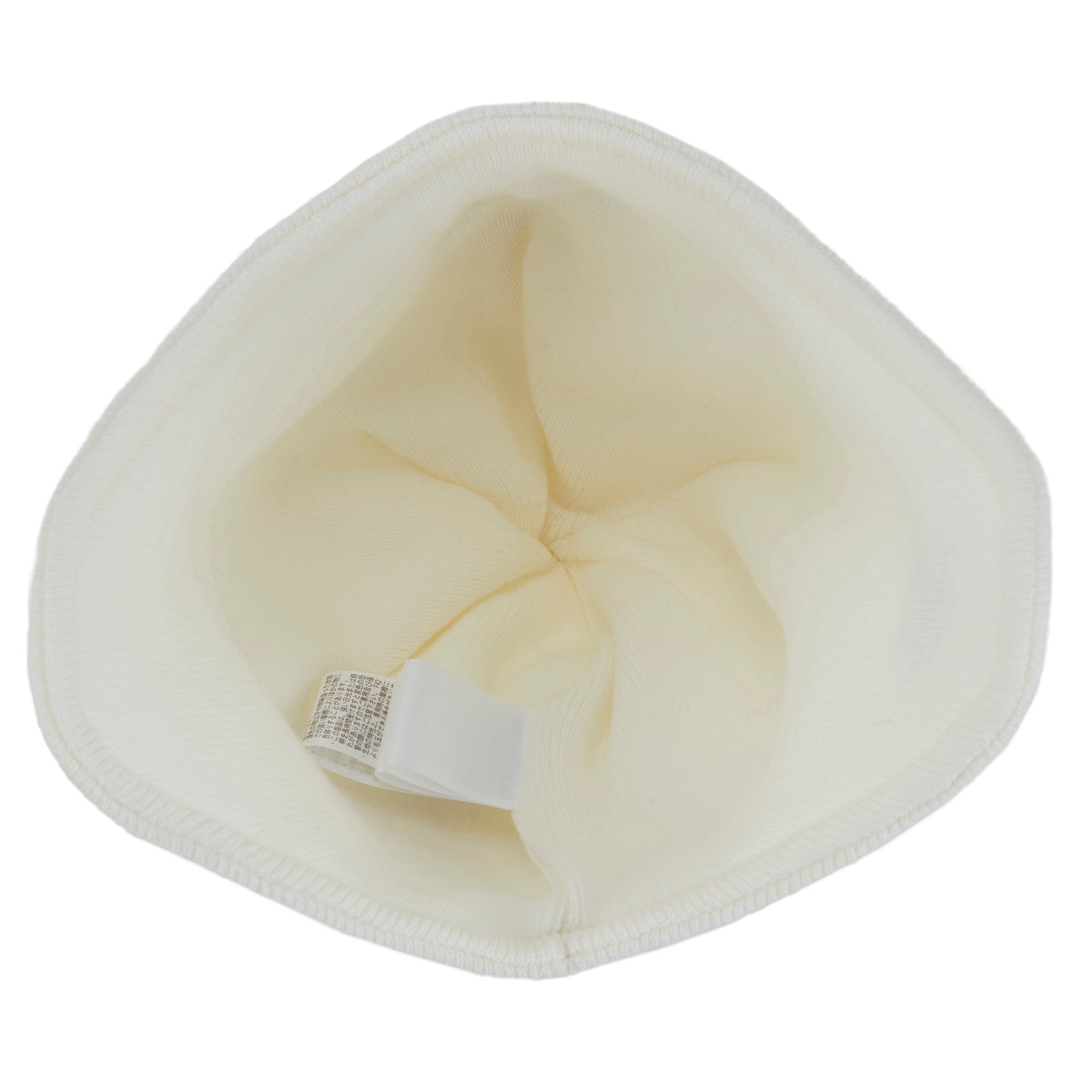 UNISEX イヤーフラップニットキャップ アイボリー