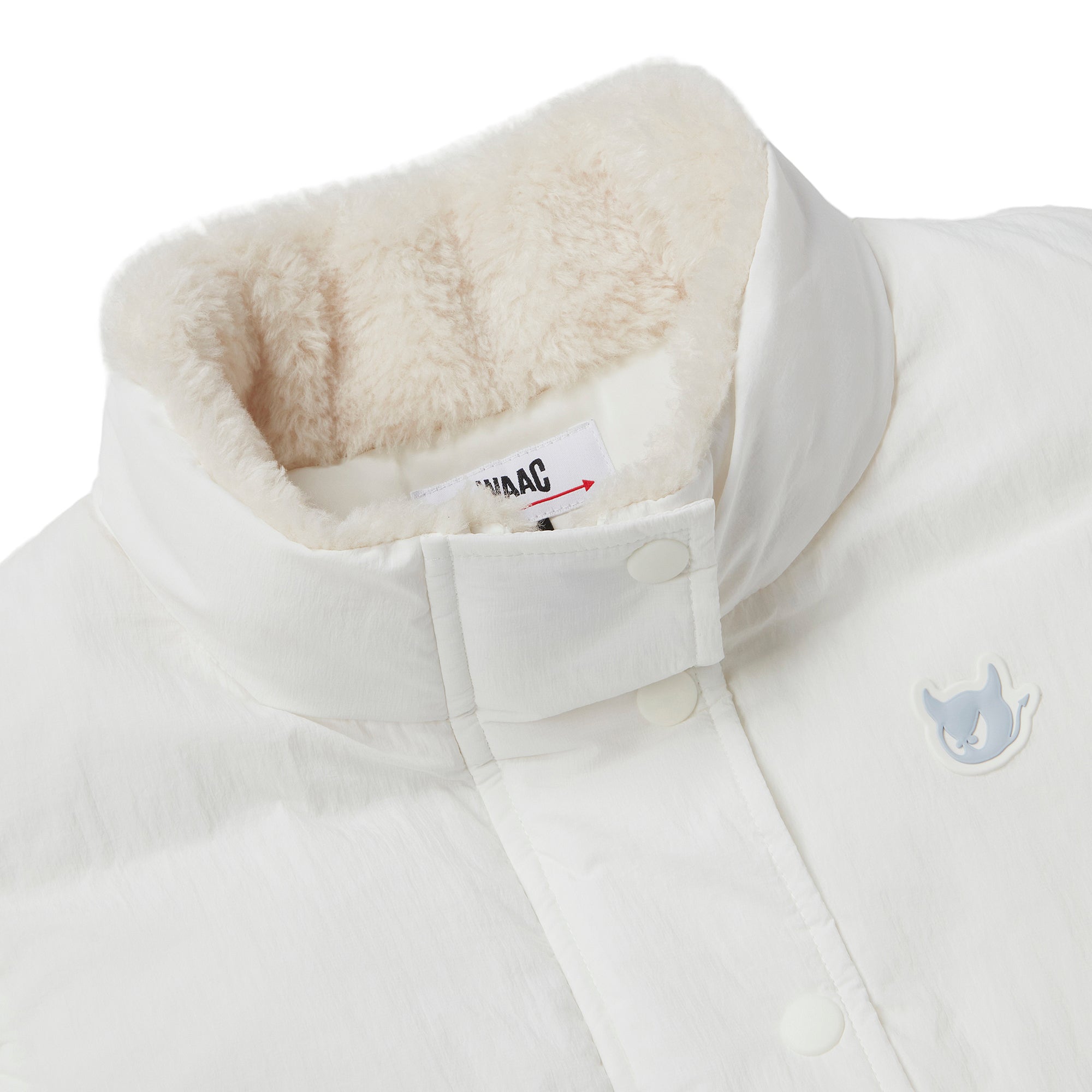 WOMEN パデッドアウターベスト アイボリー