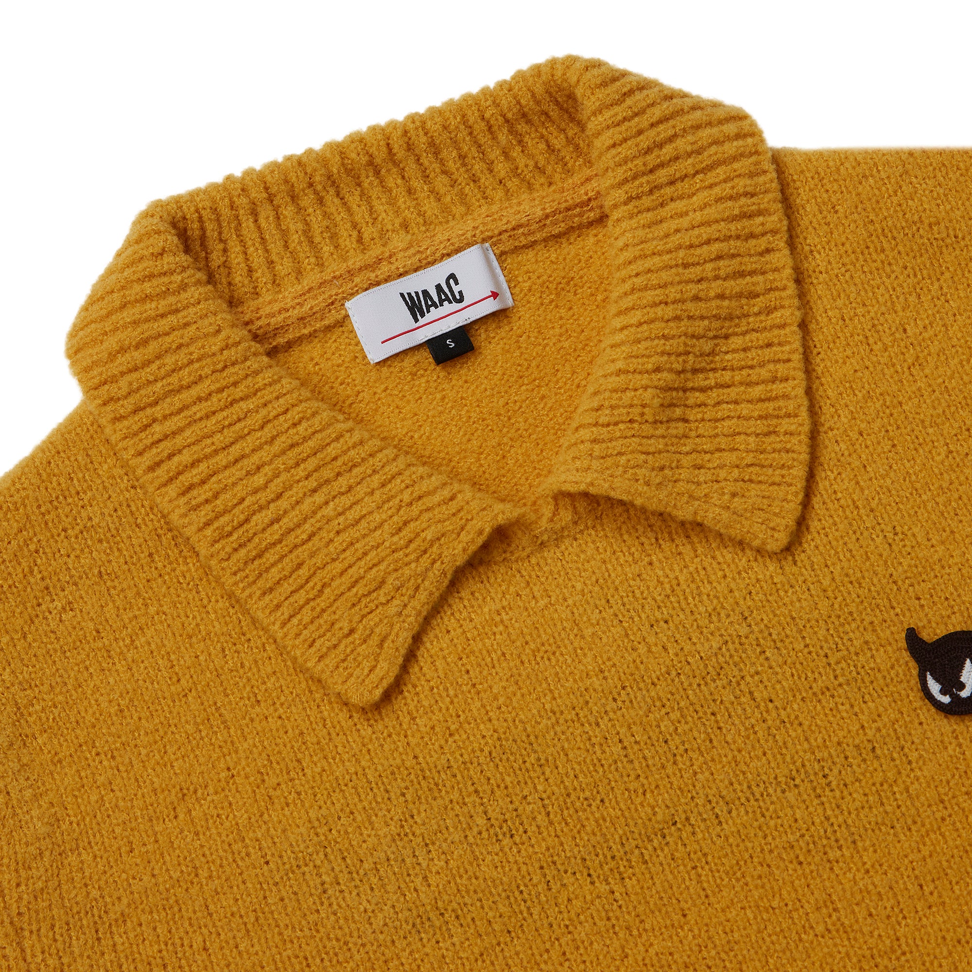 WOMEN ブークレカラーニット マスタード