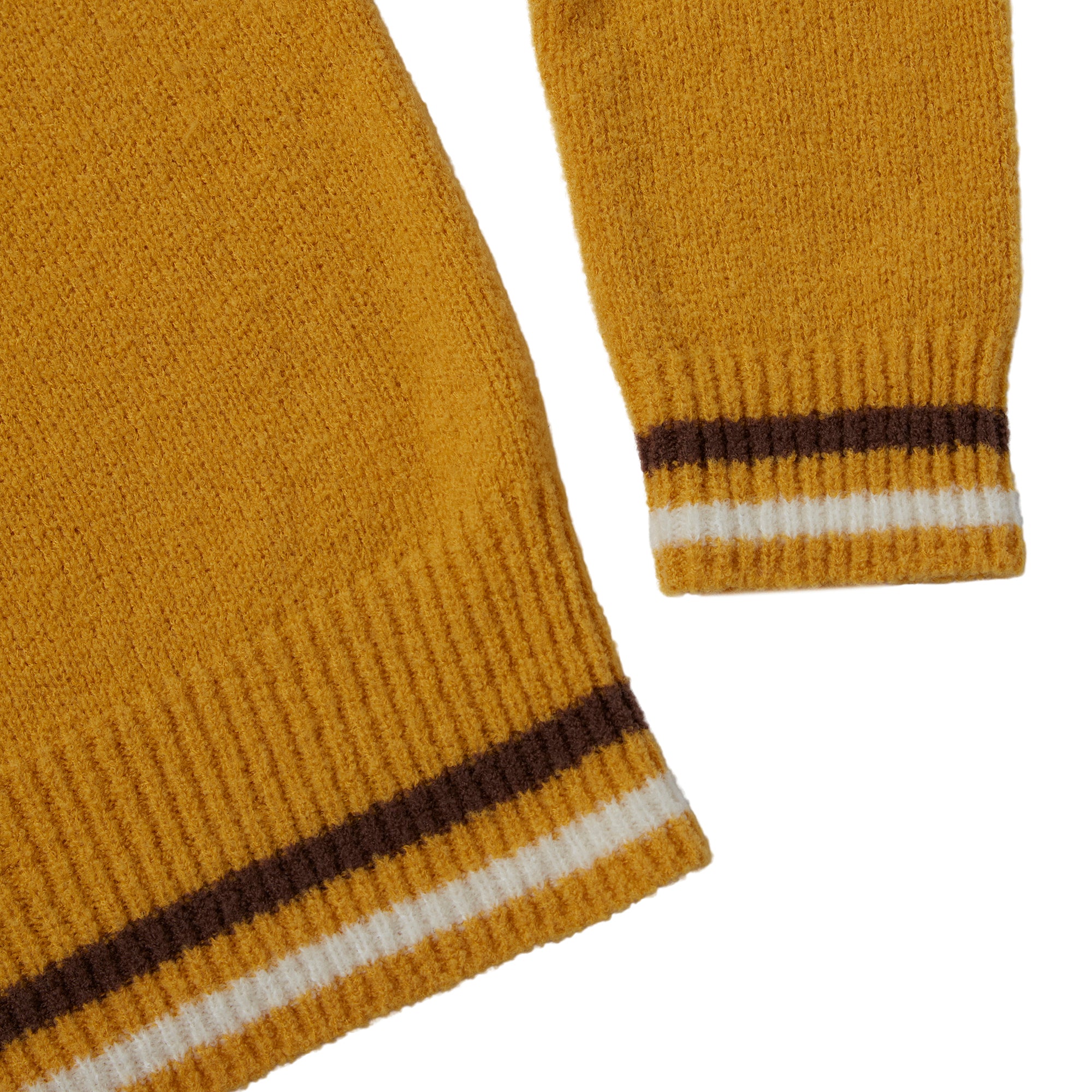 WOMEN ブークレカラーニット マスタード