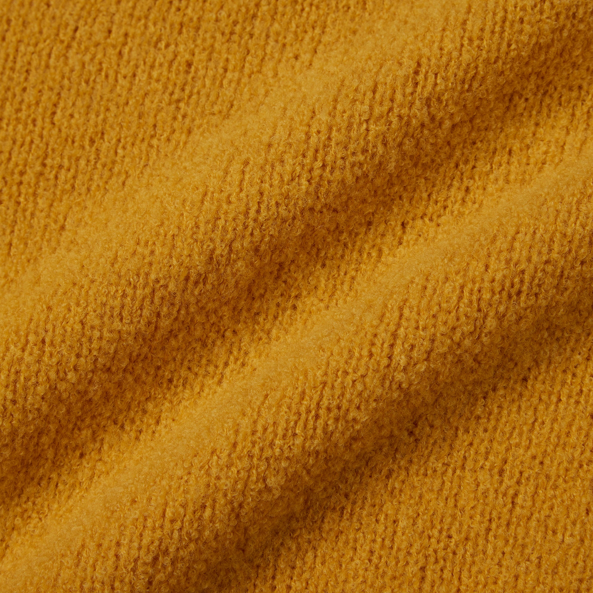 WOMEN ブークレカラーニット マスタード