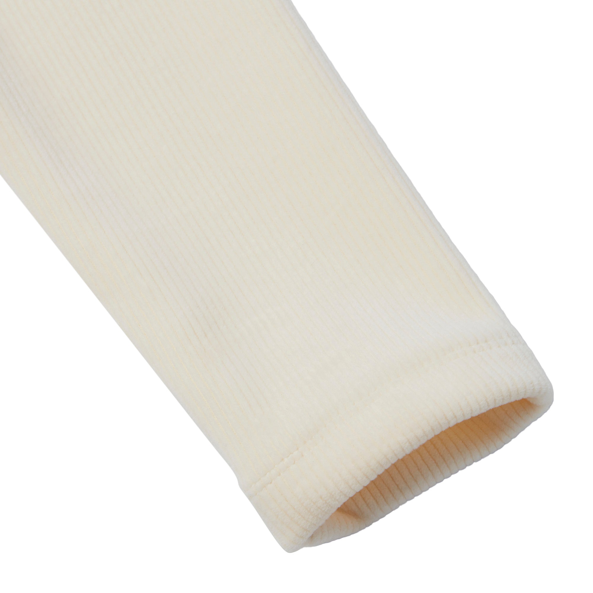 WOMEN コーデュロイフリースモックネック アイボリー