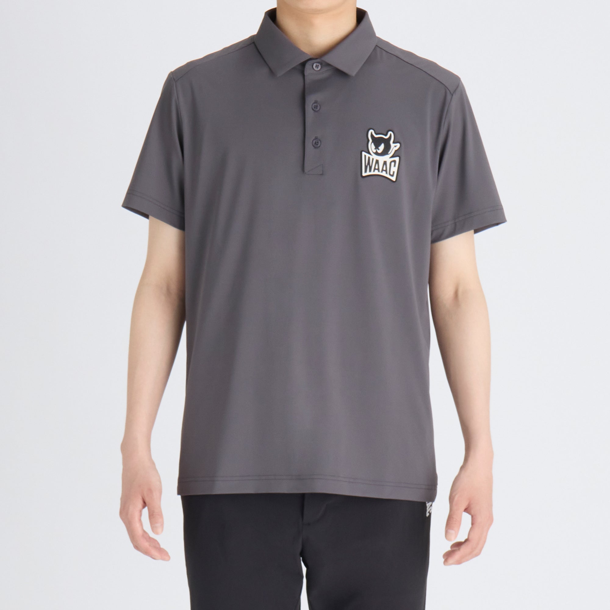 24SS】MENS PLAYERS EDITION 半袖ポロシャツ ライトブルー/072242002 