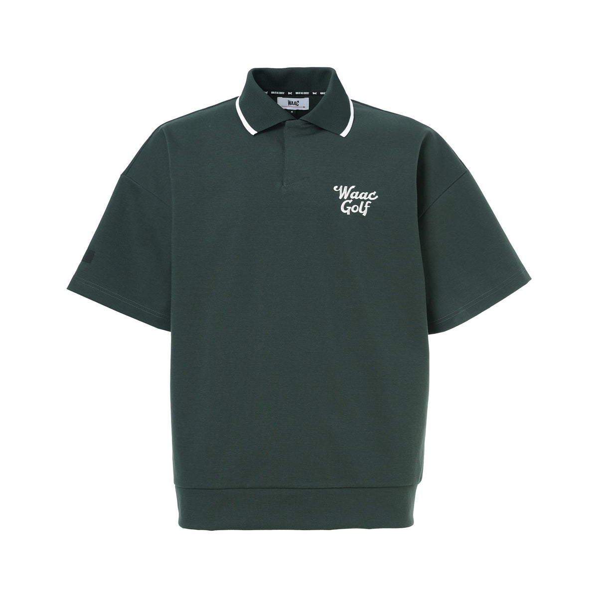 25SS 新作】MEN ライトストレッチポンチポロシャツ ダークグリーン