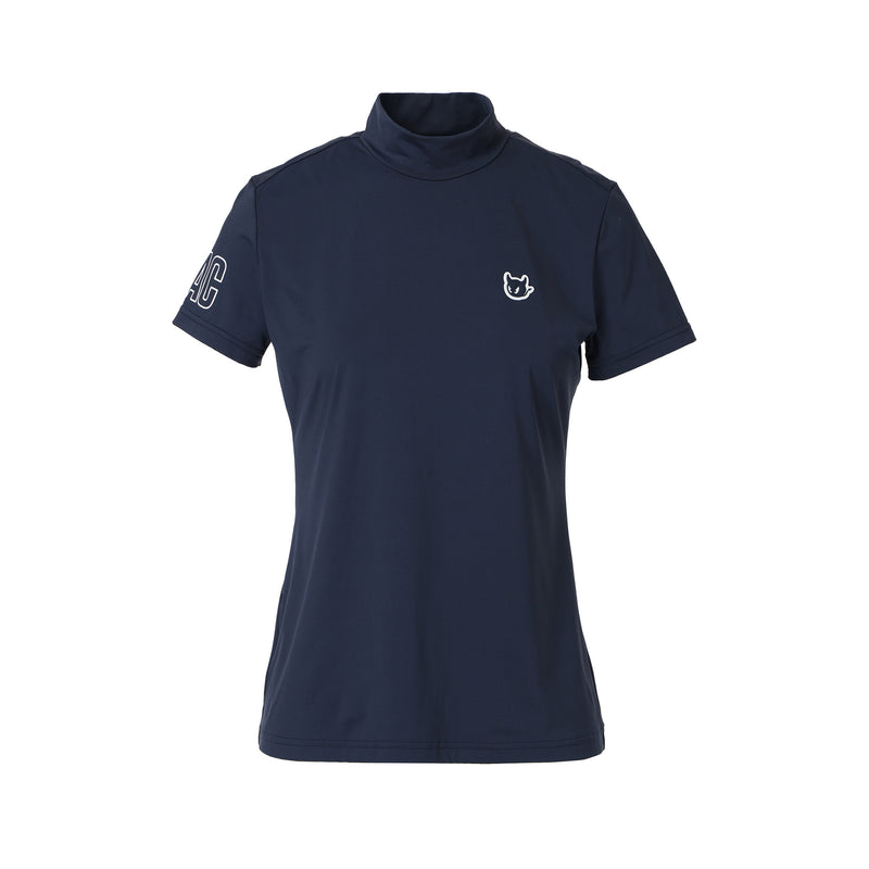 WOMEN ESSENTIALモックネック ネイビー