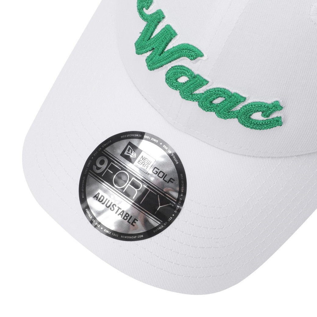 25SS 新作】UNISEX NEW ERA 940 コットンロゴキャップ ホワイト