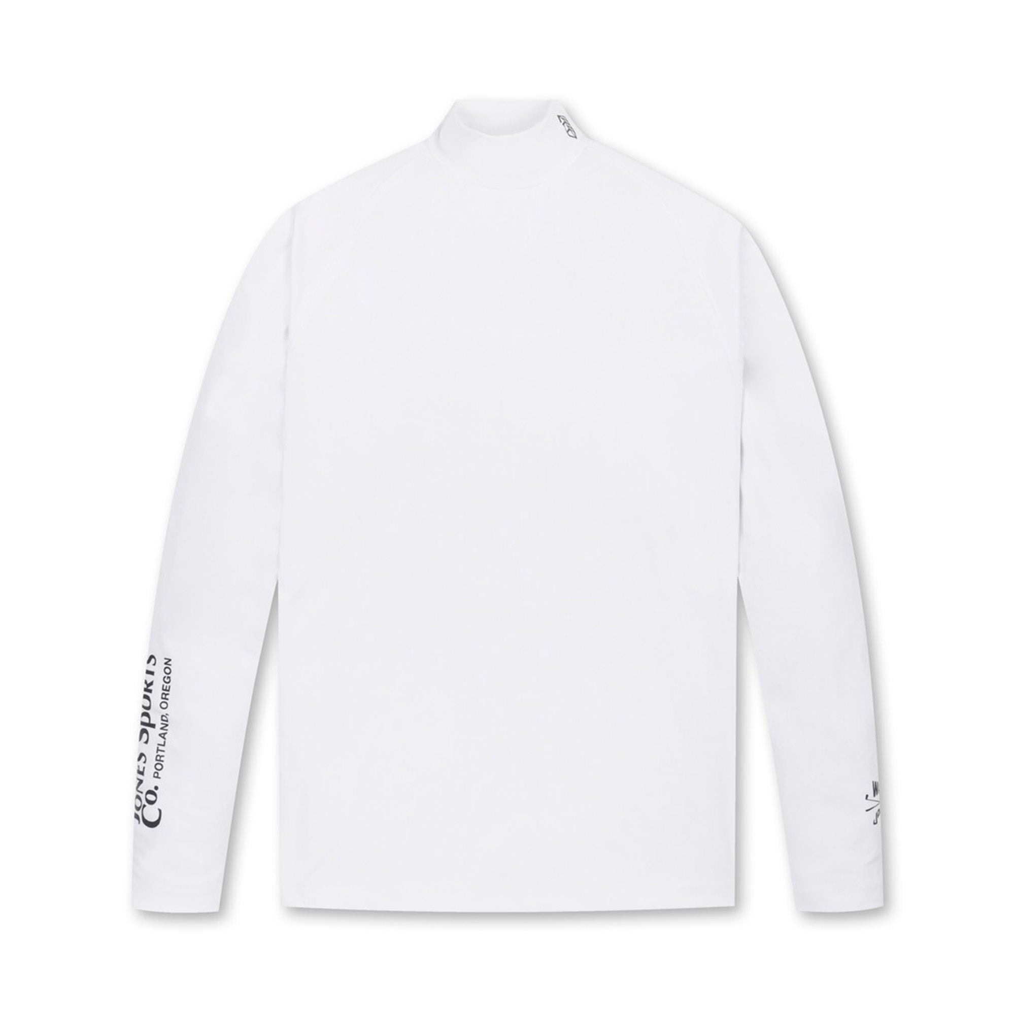 【25SS｜WAAC X JONES】MEN ベースレイヤーモックネック ホワイト
