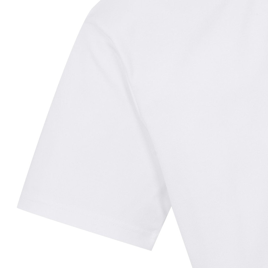 【25SS 新作】UNISEX バックロゴクルーネックＴシャツ ホワイト