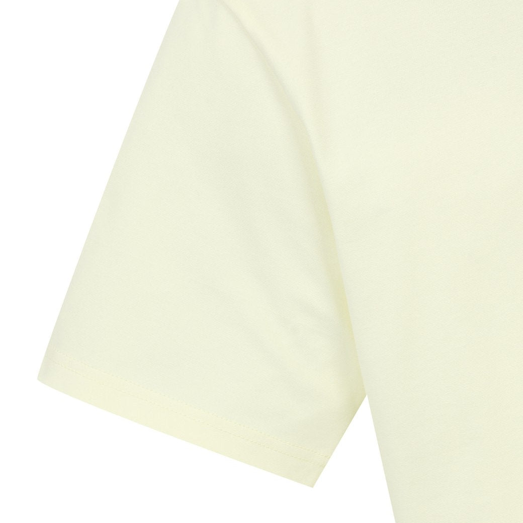 【25SS 新作】UNISEX バックロゴクルーネックＴシャツ イエロー