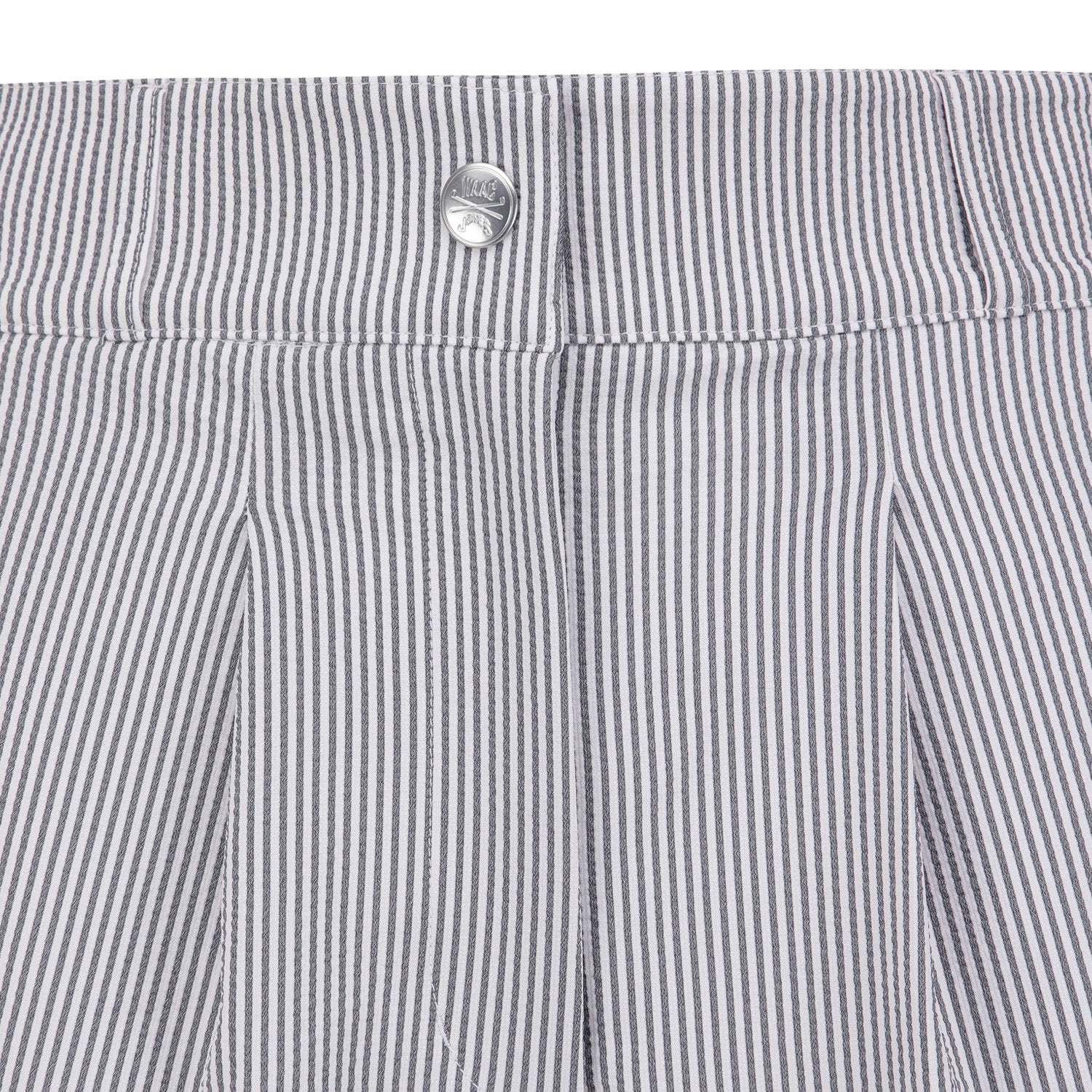 【25SS 新作｜WAAC X JONES】WOMEN シアサッカーショートパンツ ホワイト