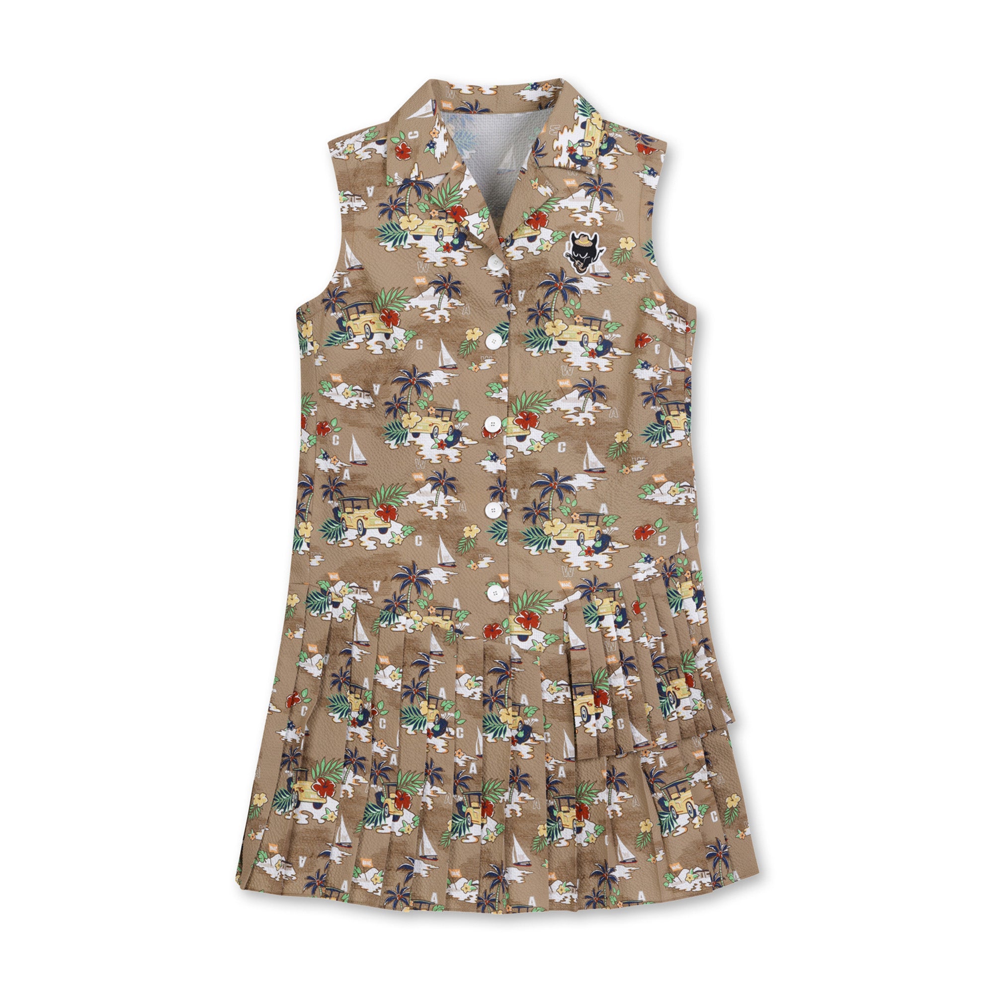【25SS 新作｜WEB限定】WOMEN シアサッカーワンピース ベージュ