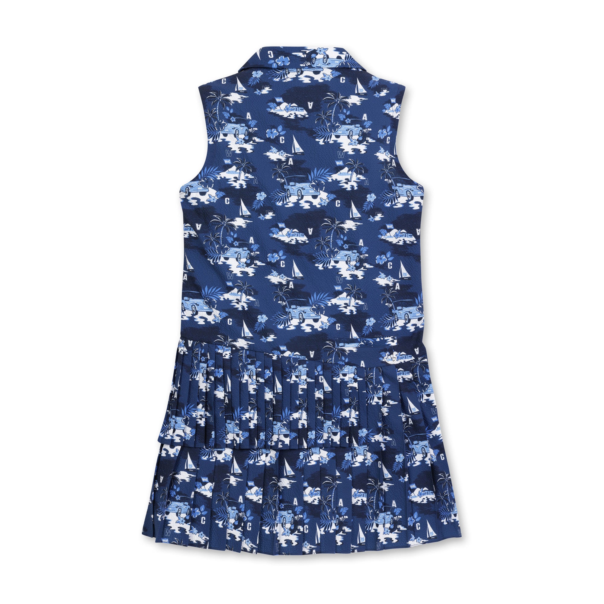 【25SS 新作｜WEB限定】WOMEN シアサッカーワンピース ネイビー
