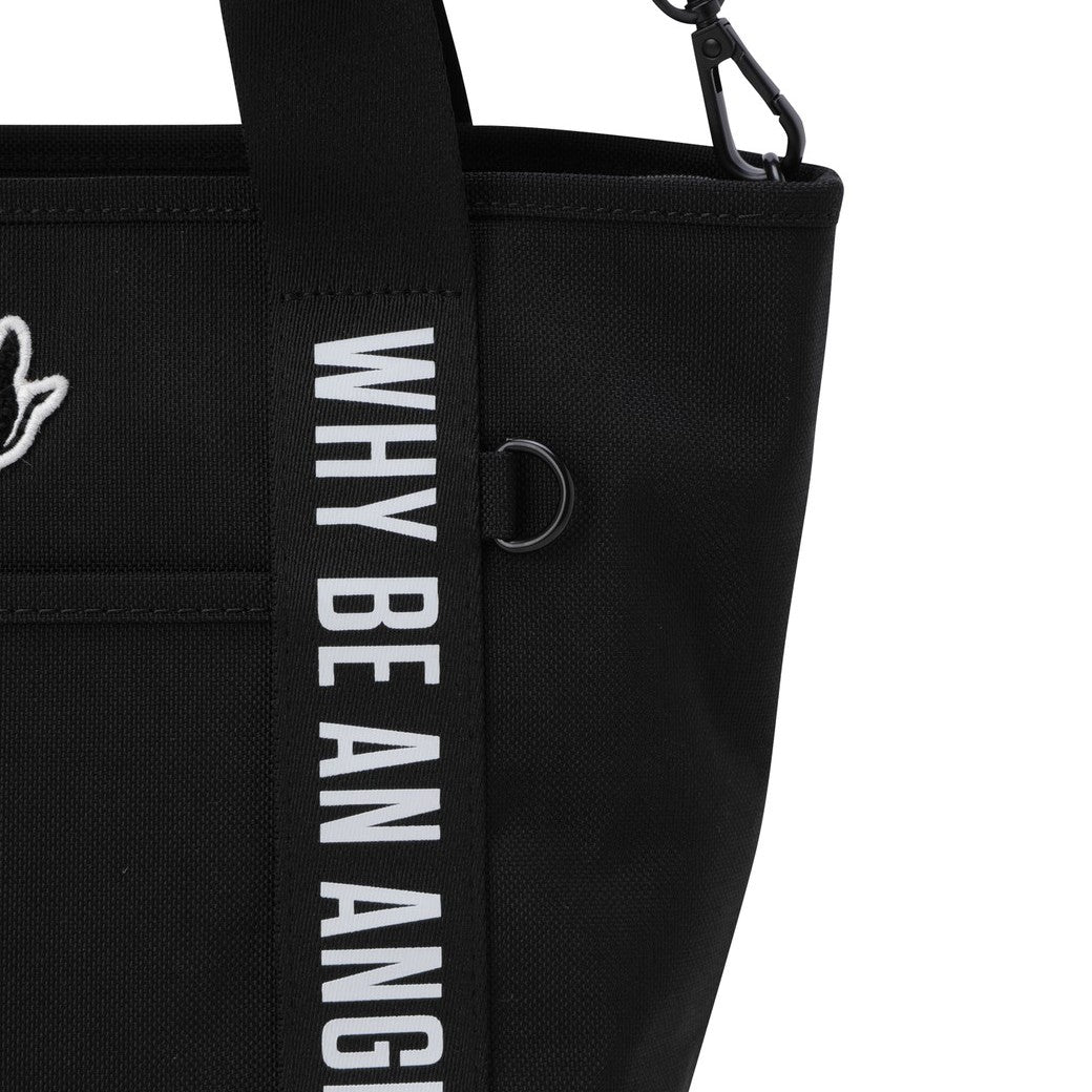 UNISEX 2WAYロゴカートバッグ ブラック