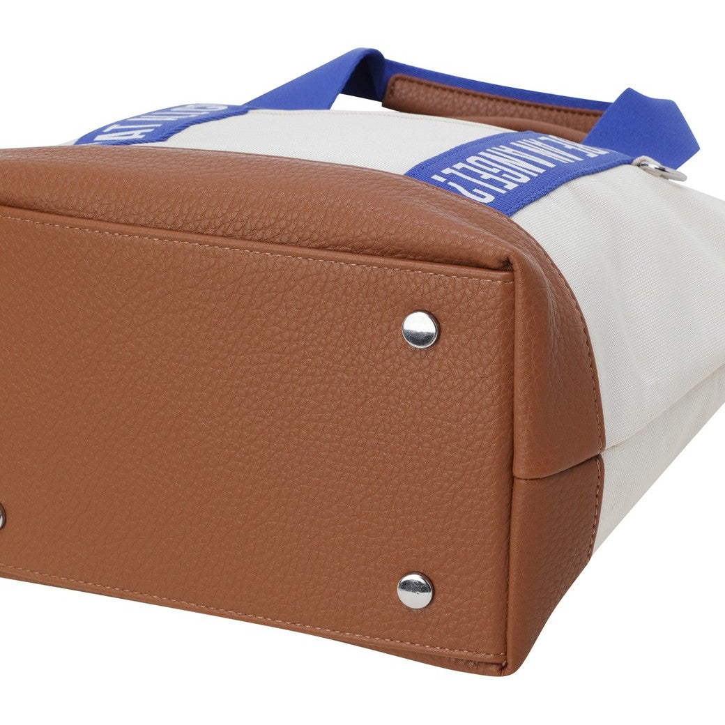 UNISEX 2WAYロゴカートバッグ アイボリー