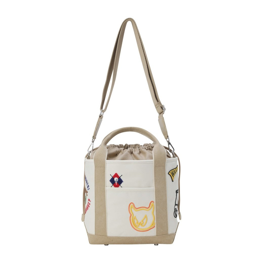 WOMEN シーズンパターン トートバッグ ベージュ