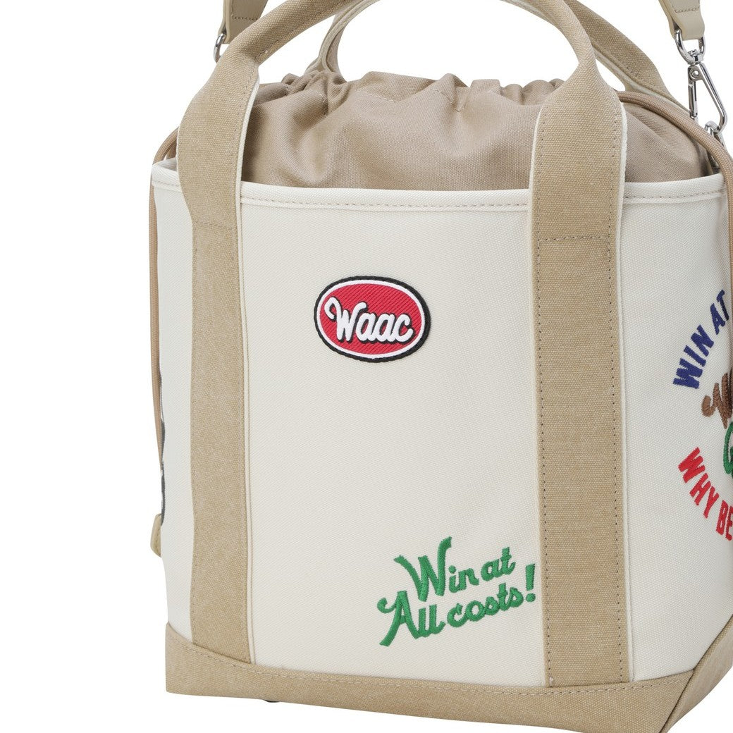 WOMEN シーズンパターン トートバッグ ベージュ