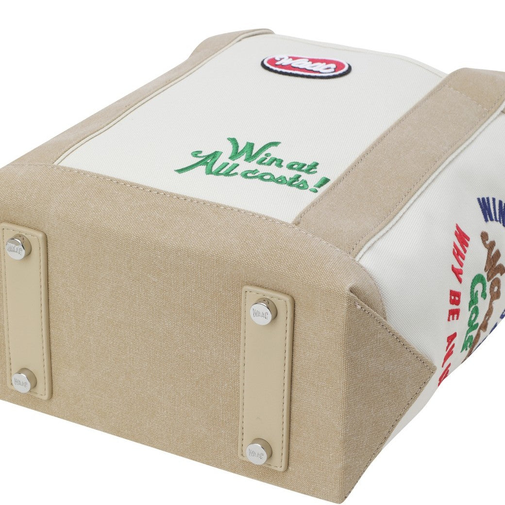 WOMEN シーズンパターン トートバッグ ベージュ